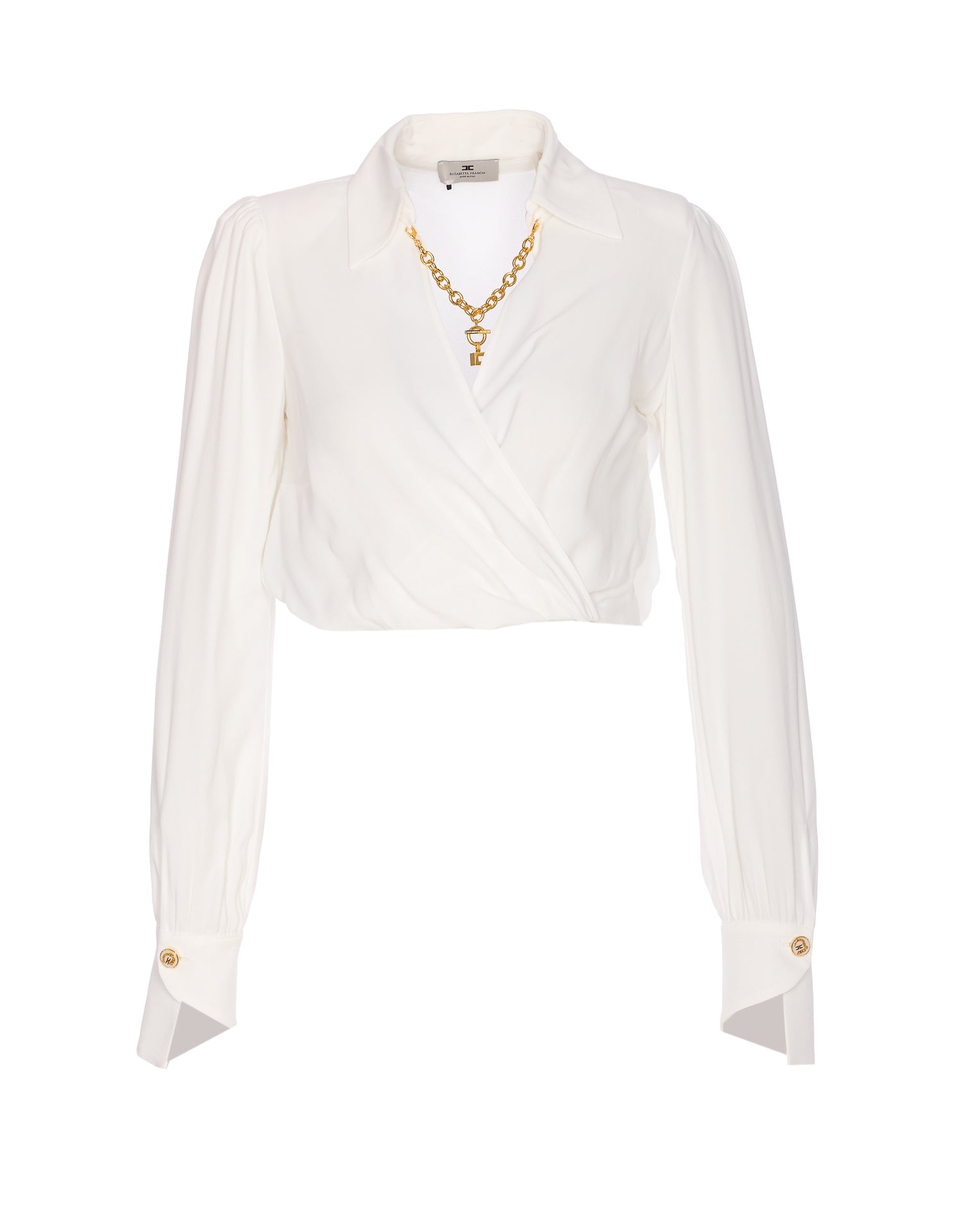 Elisabetta Franchi Shirts White Viscose