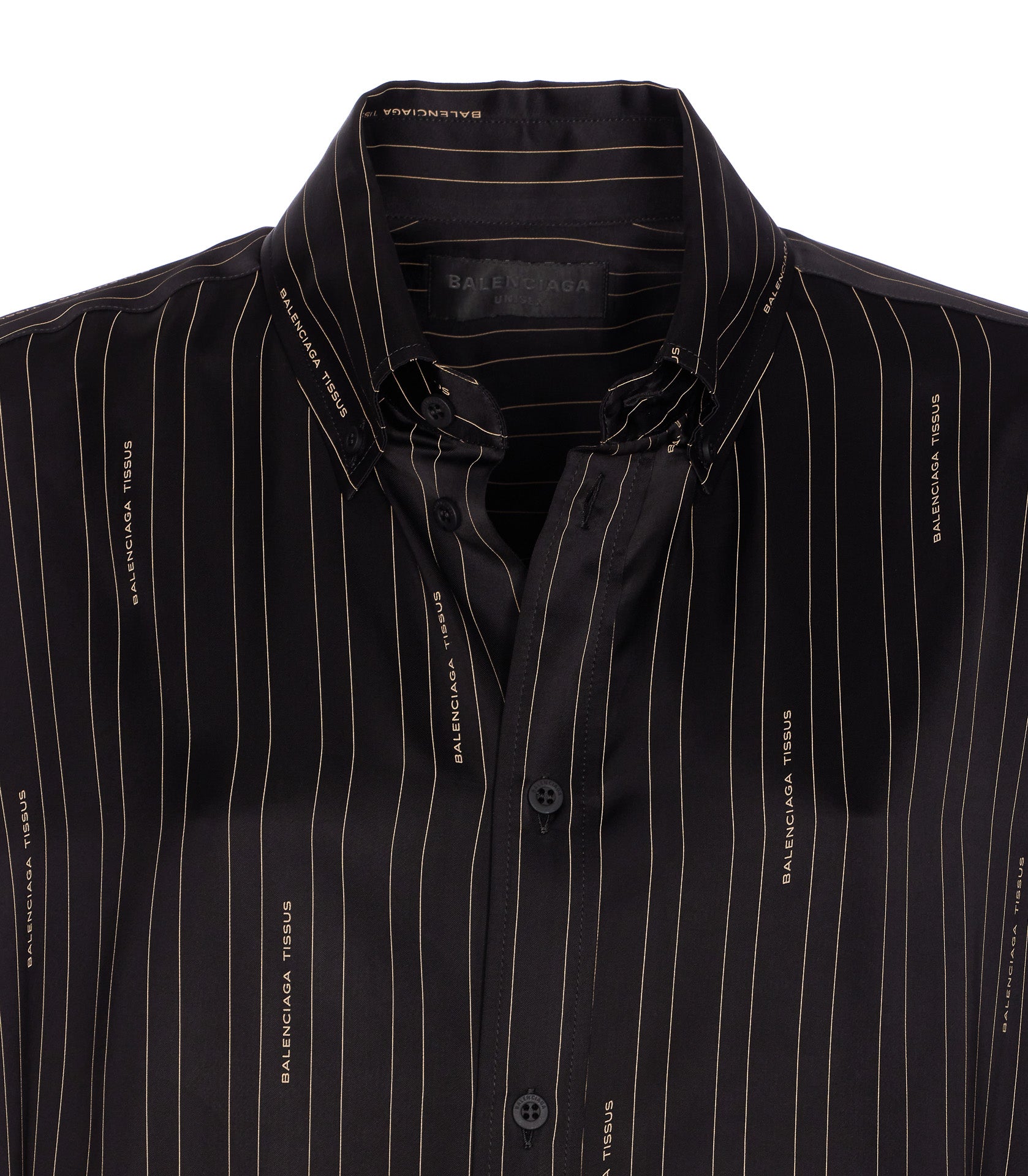 Balenciaga Shirts Black Viscose