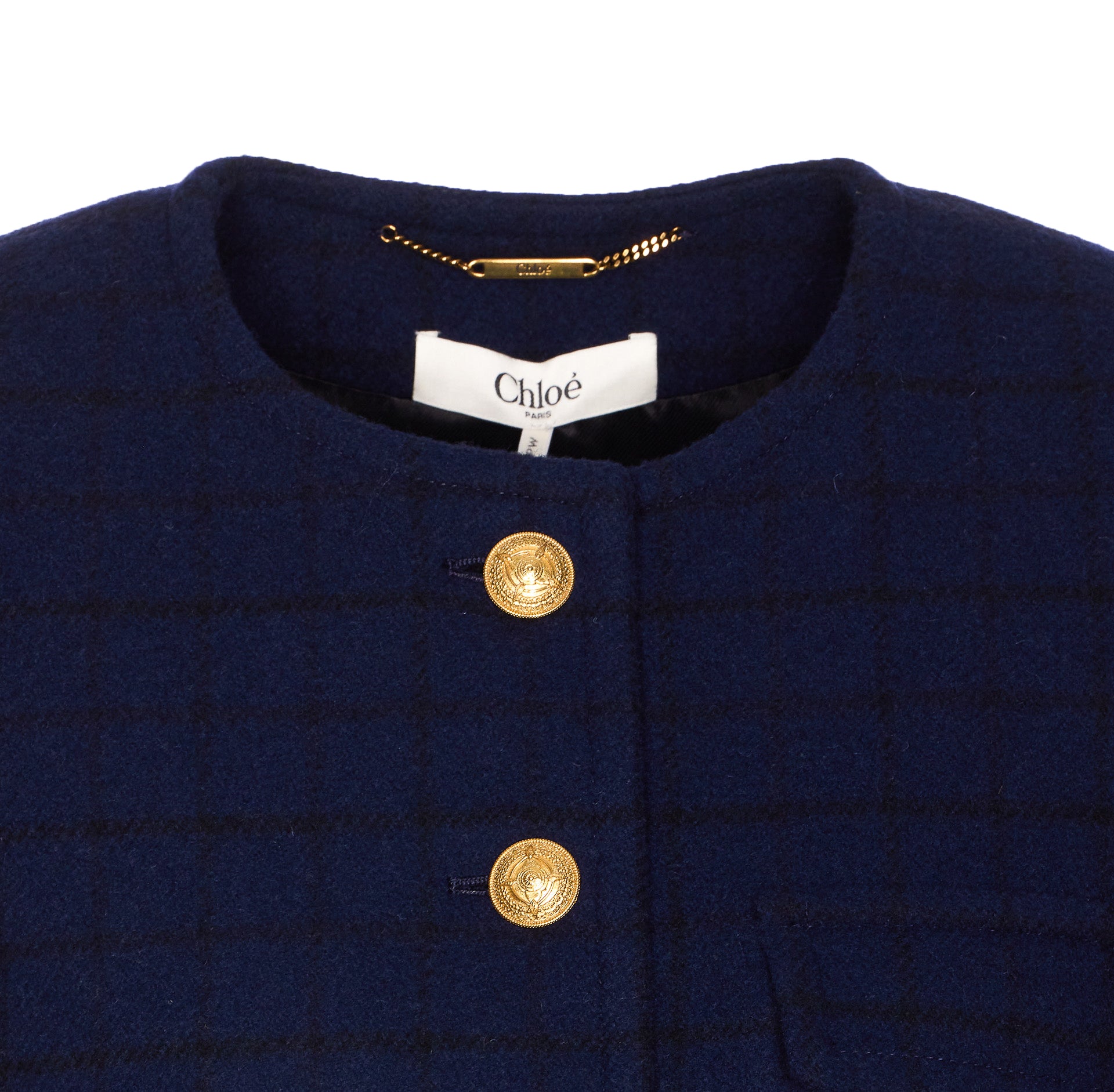 Chloè Jackets Blue Virgin Wool