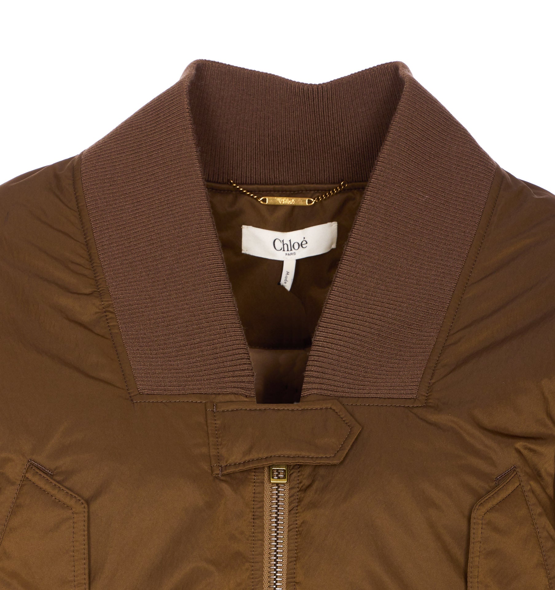 Chloè Jackets Brown Polyester