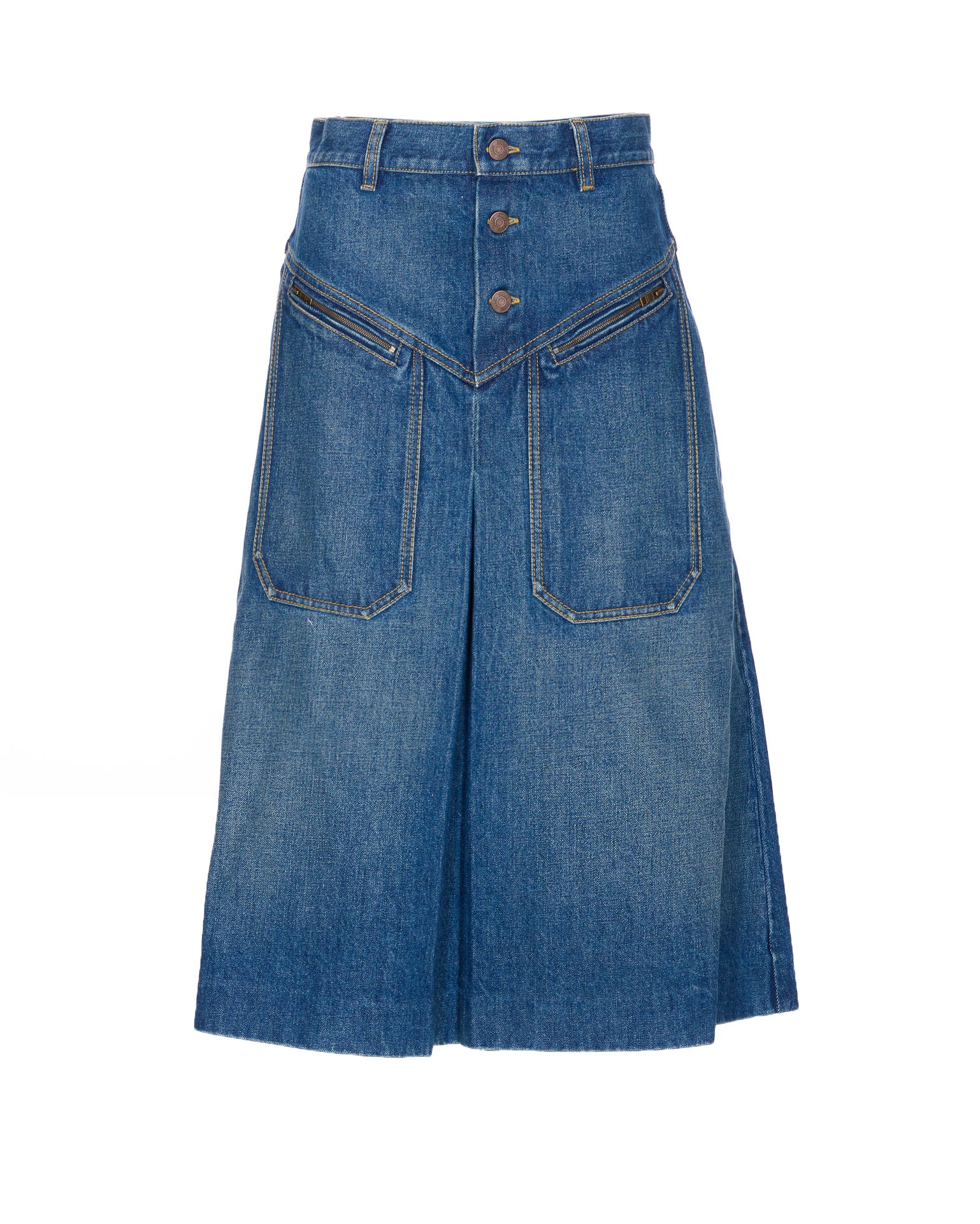 Chloè Skirts Blue Cotton