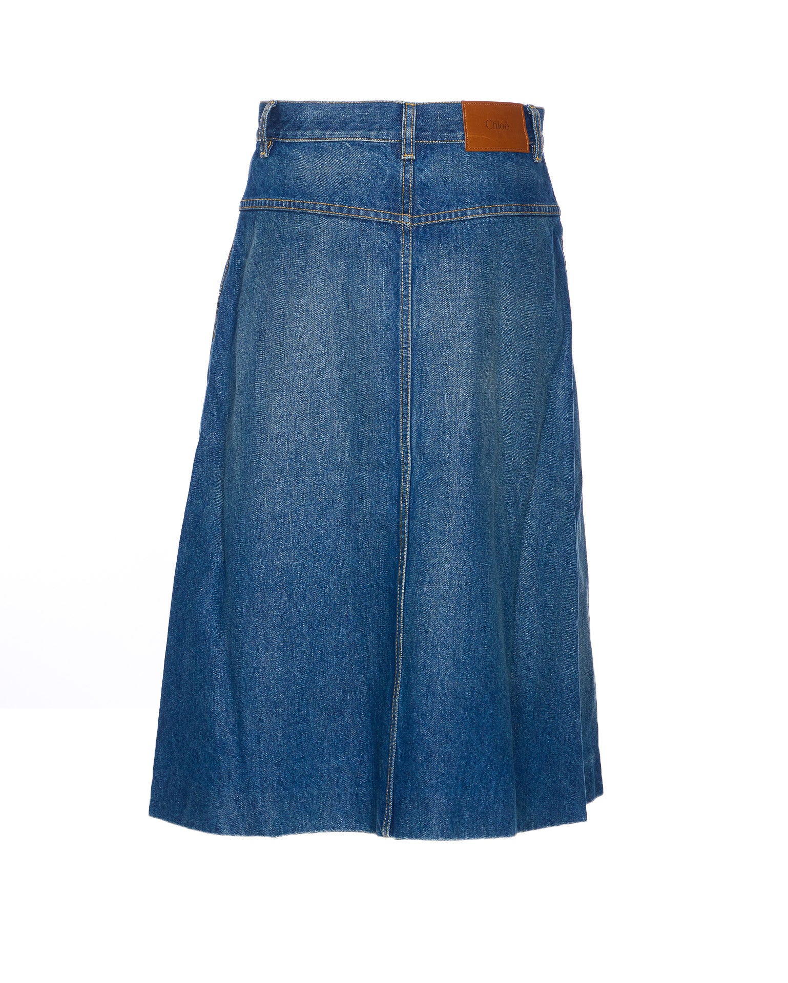 Chloè Skirts Blue Cotton