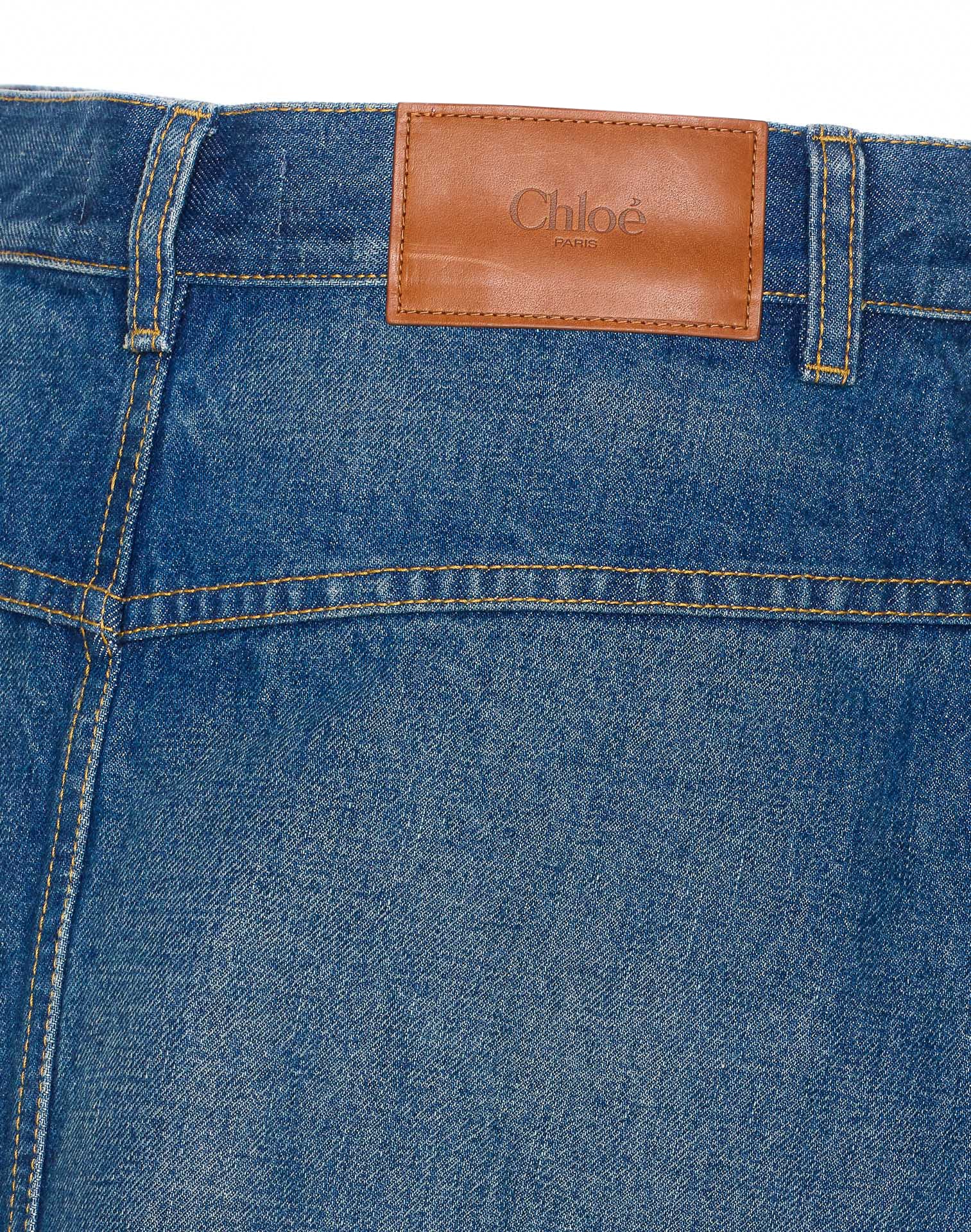 Chloè Skirts Blue Cotton