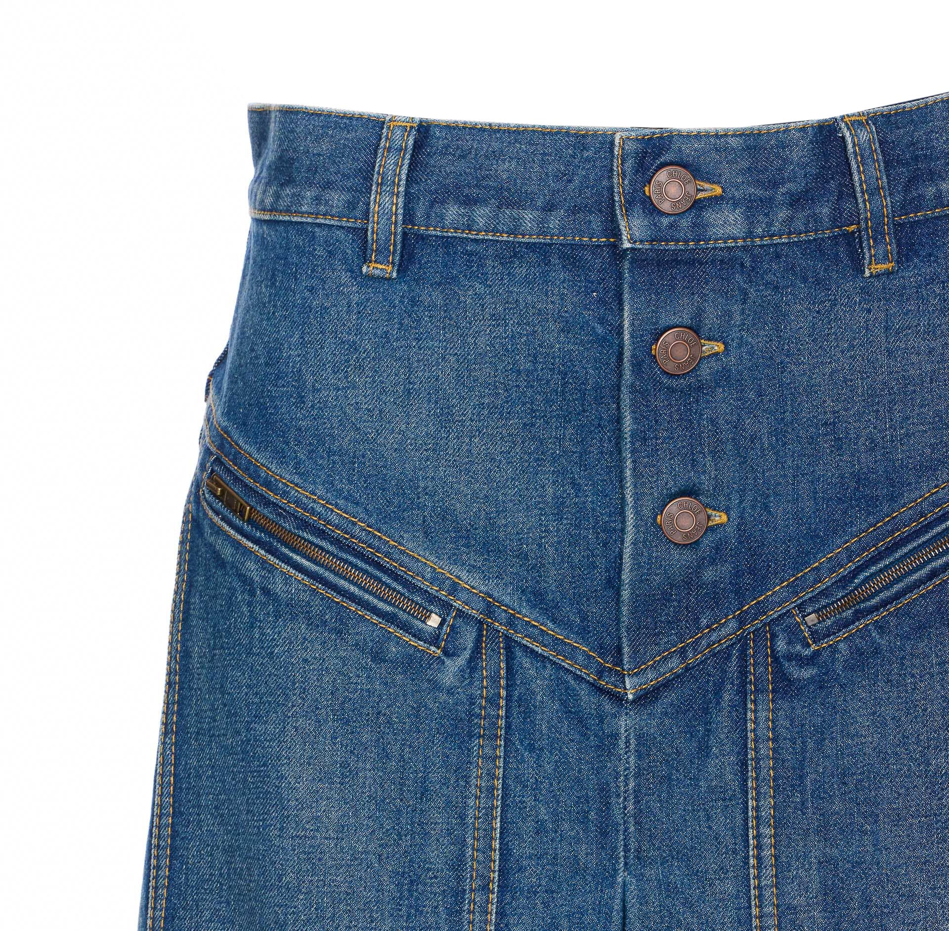 Chloè Skirts Blue Cotton