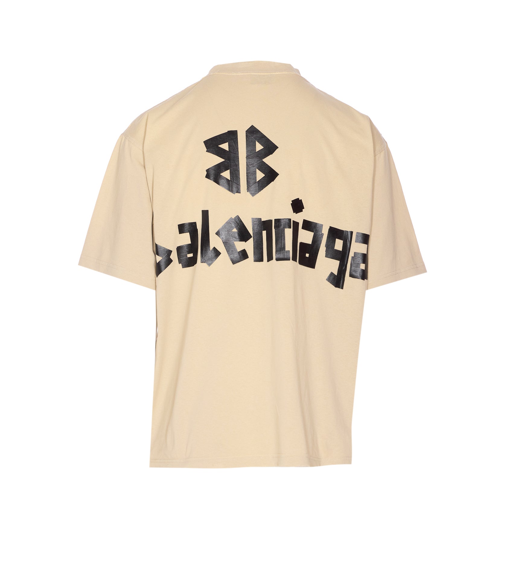 Balenciaga T-Shirts And Polos Beige Cotton