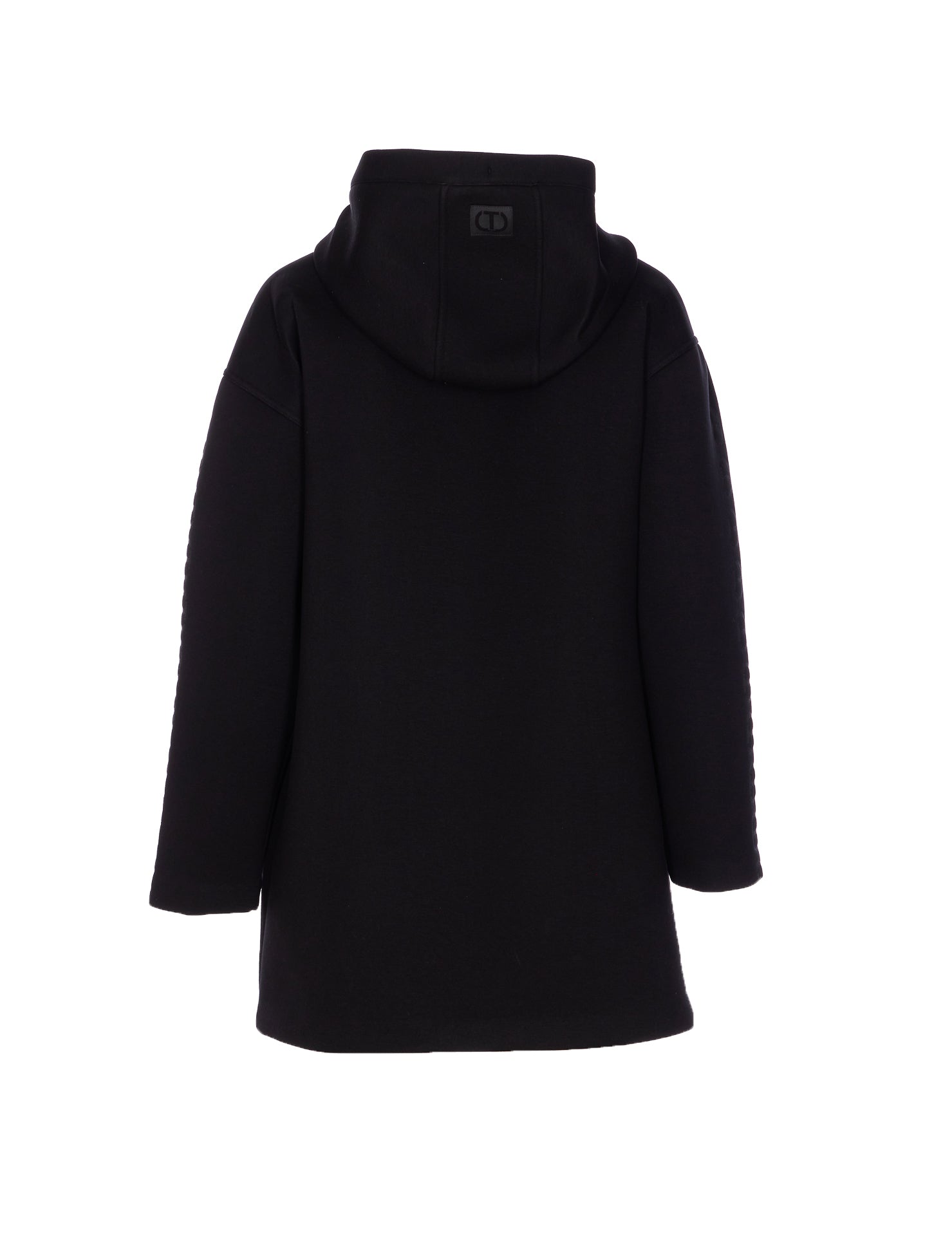 Twin-Set Coats Black Viscose