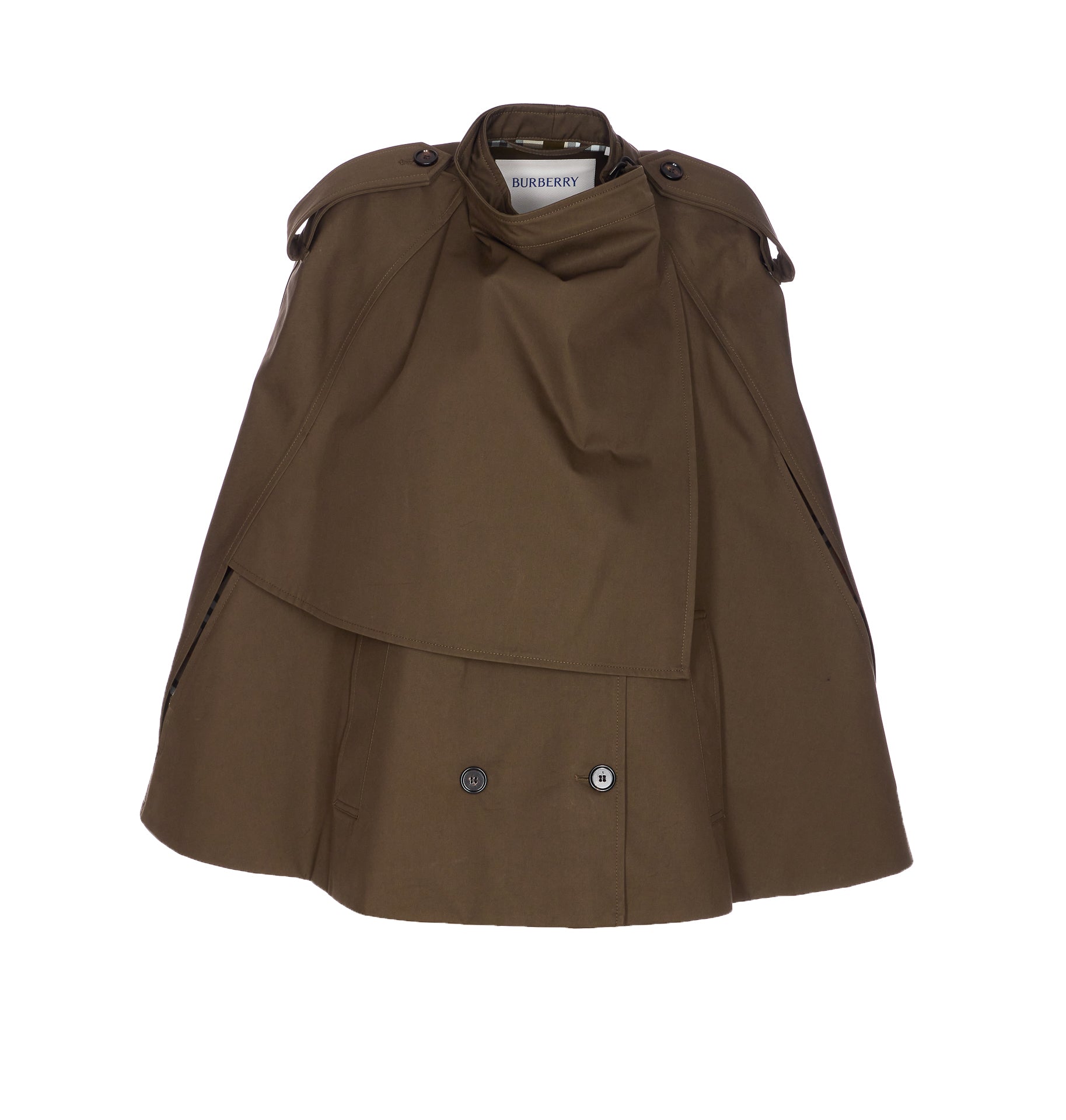 Burberry Jackets Green Cotton