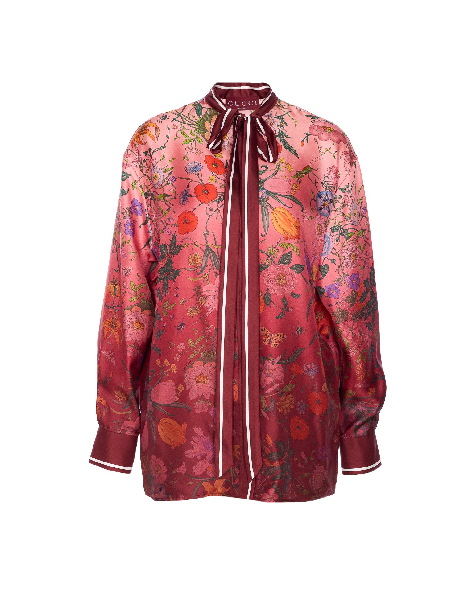 Gucci Shirts Pink Silk