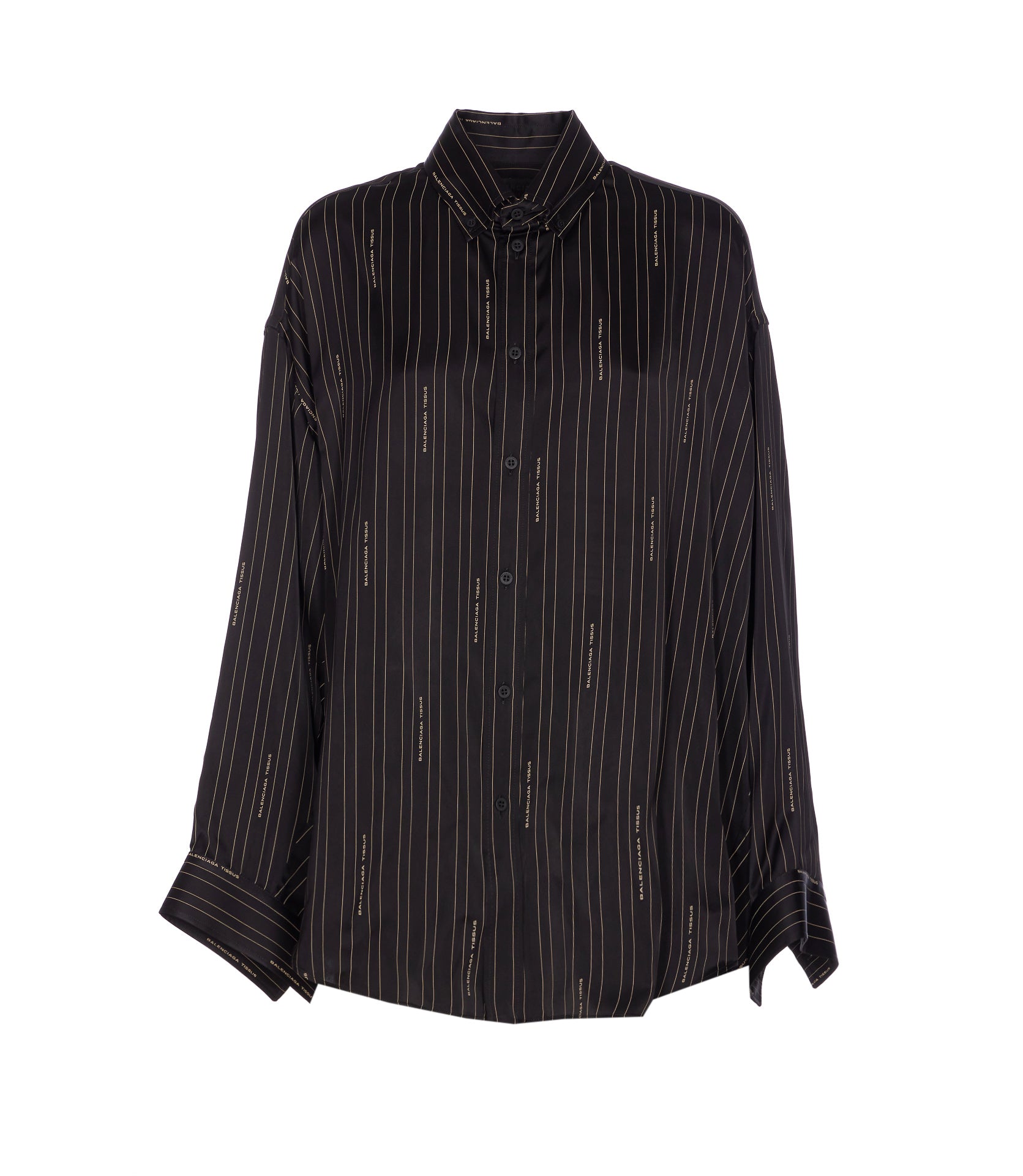 Balenciaga Shirts Black Viscose