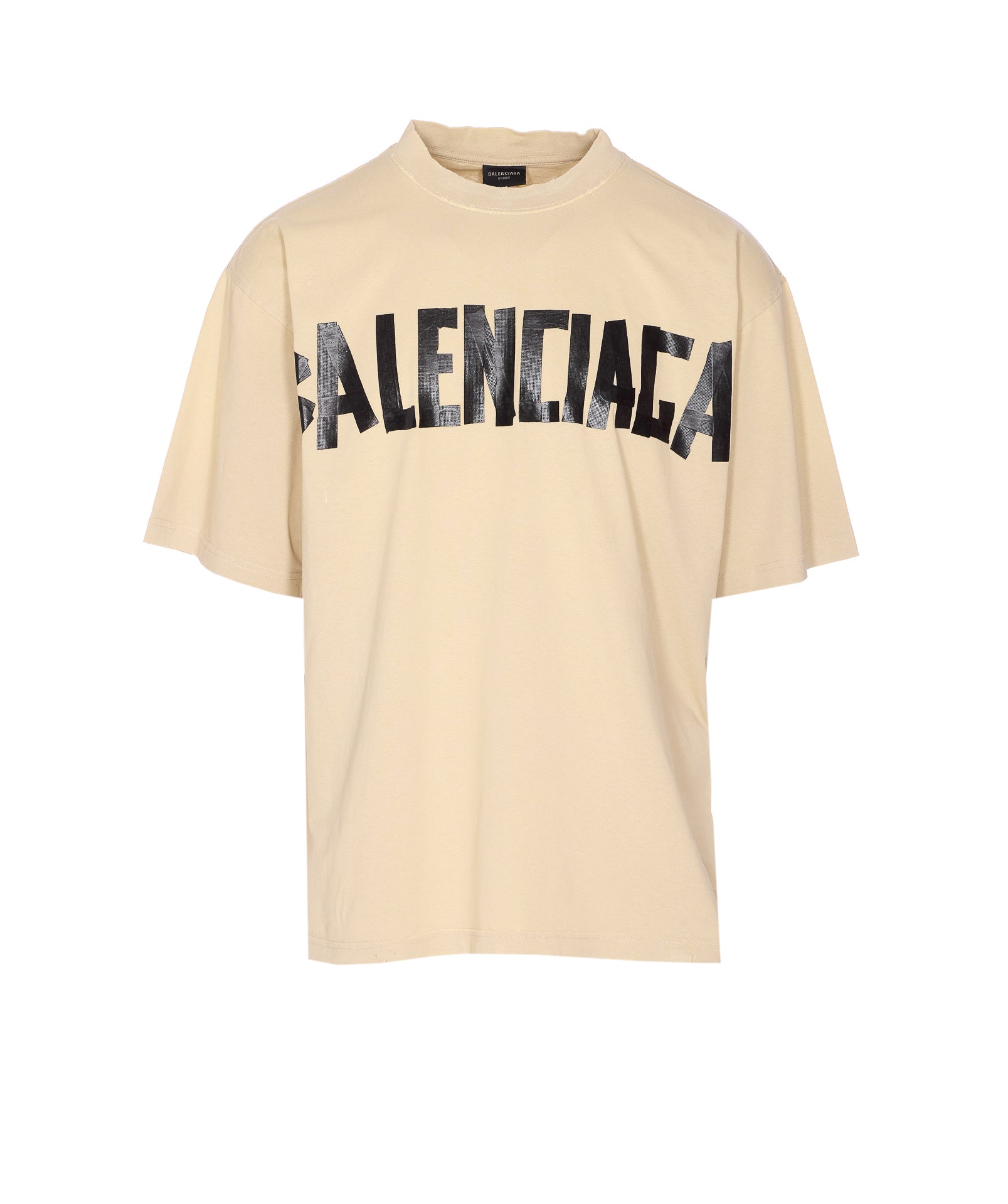 Balenciaga T-Shirts And Polos Beige Cotton