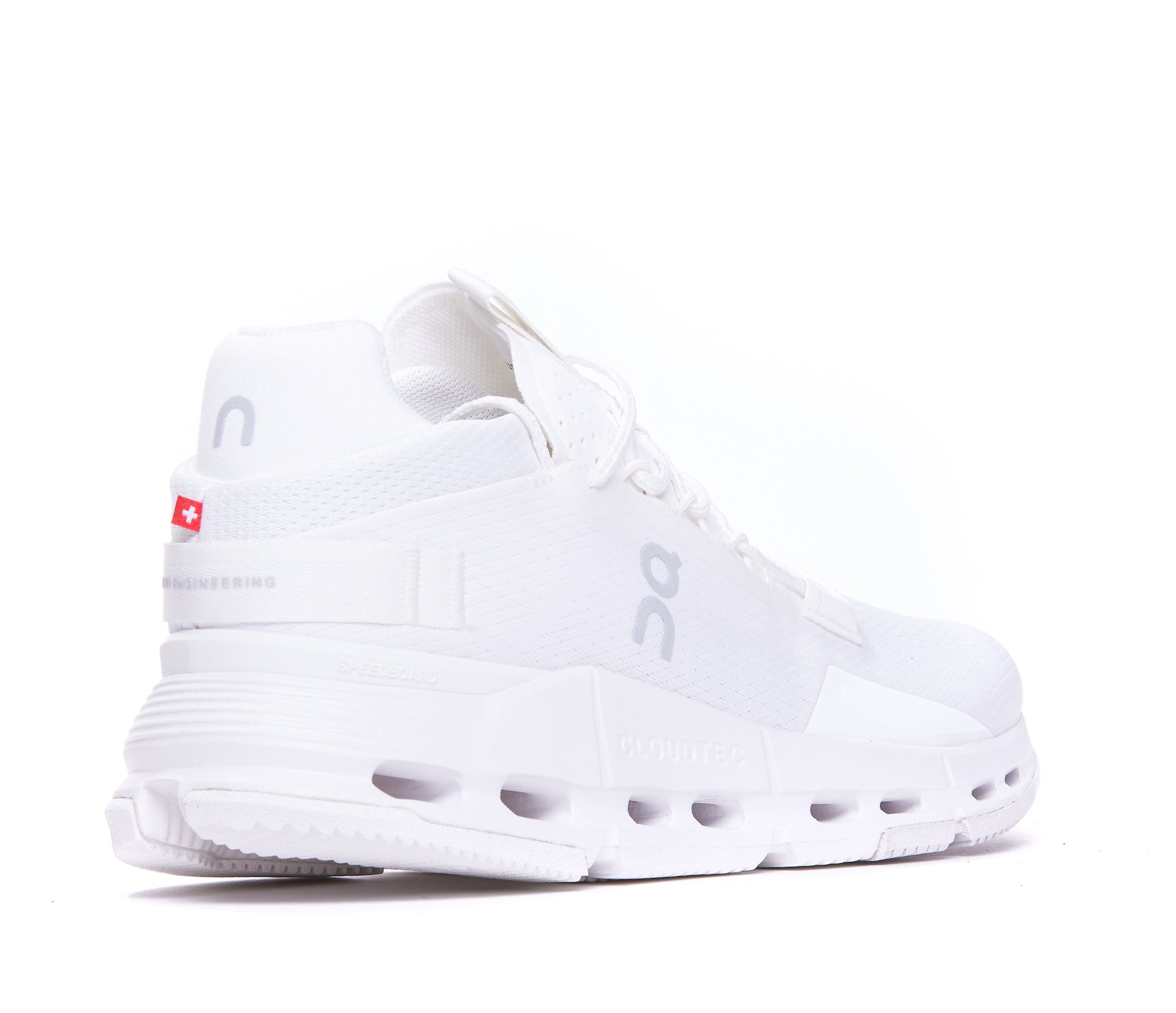 On Sneakers White Fabric/rubber Sole