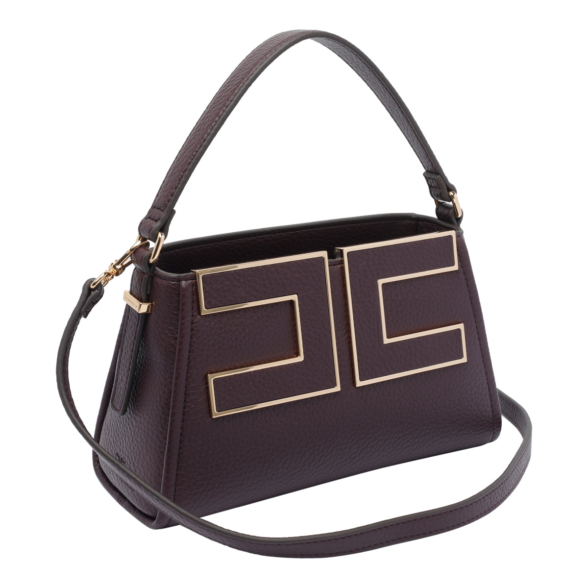 Elisabetta Franchi Bags Brown Polyester Polyurethane