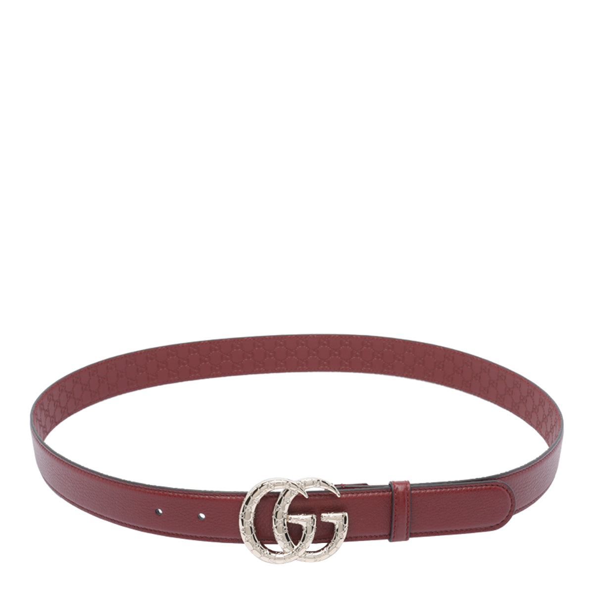 Gucci Belts Red Calf Leather