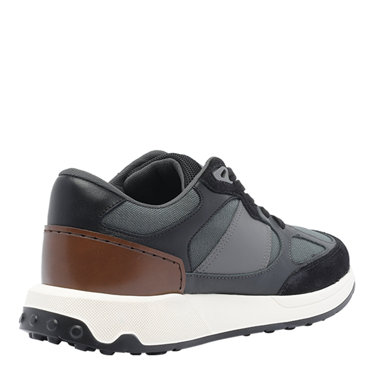 Tods Sneakers Grey Calf Leather/rubber Sole