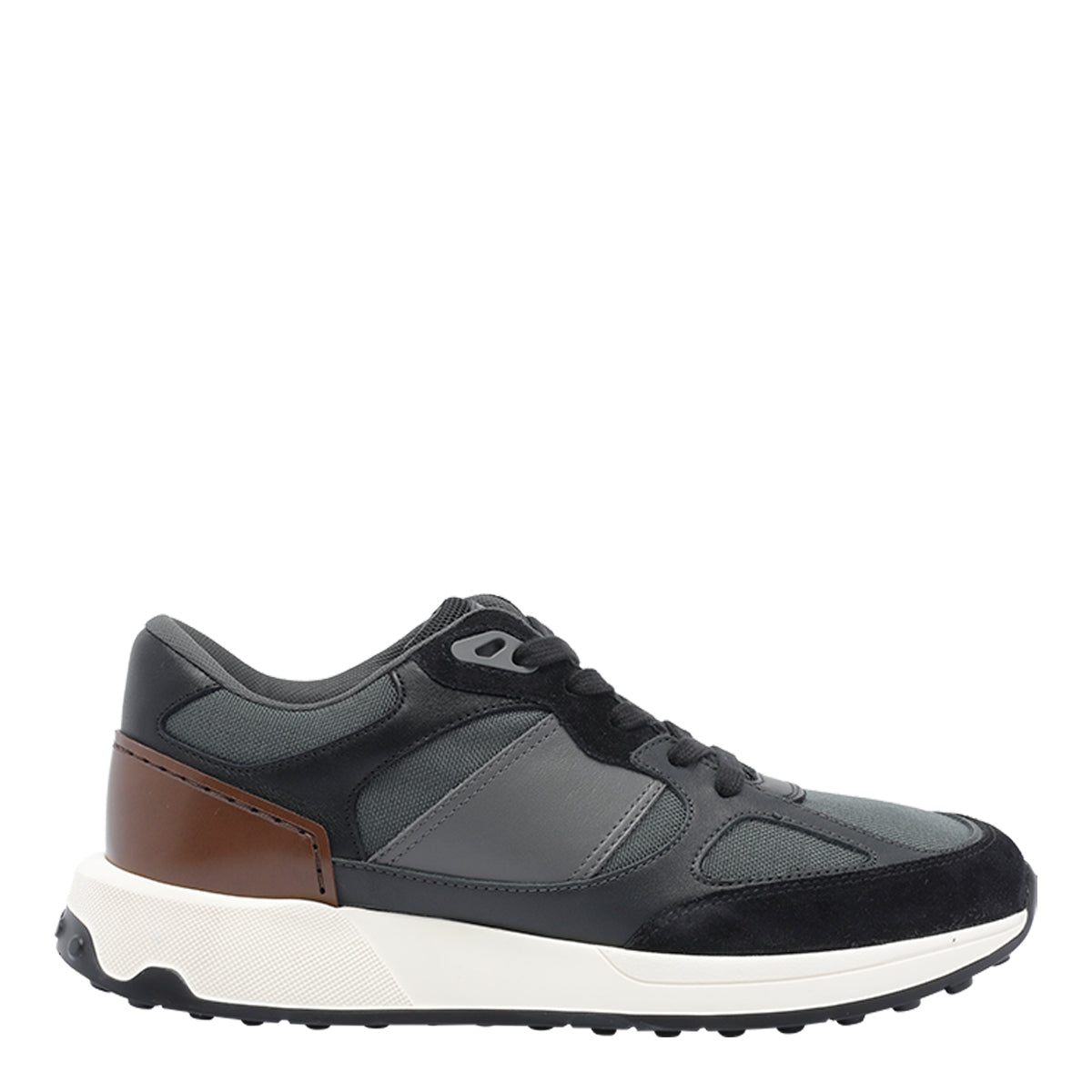 Tods Sneakers Grey Calf Leather/rubber Sole