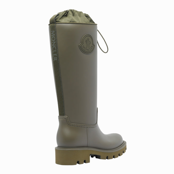 Moncler Boots Green Fabric
