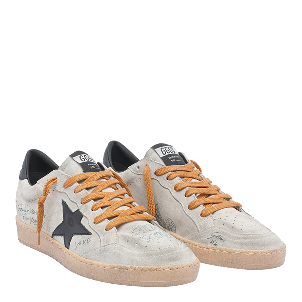 Golden Goose Sneakers Grey Suede Leather/rubber Sole