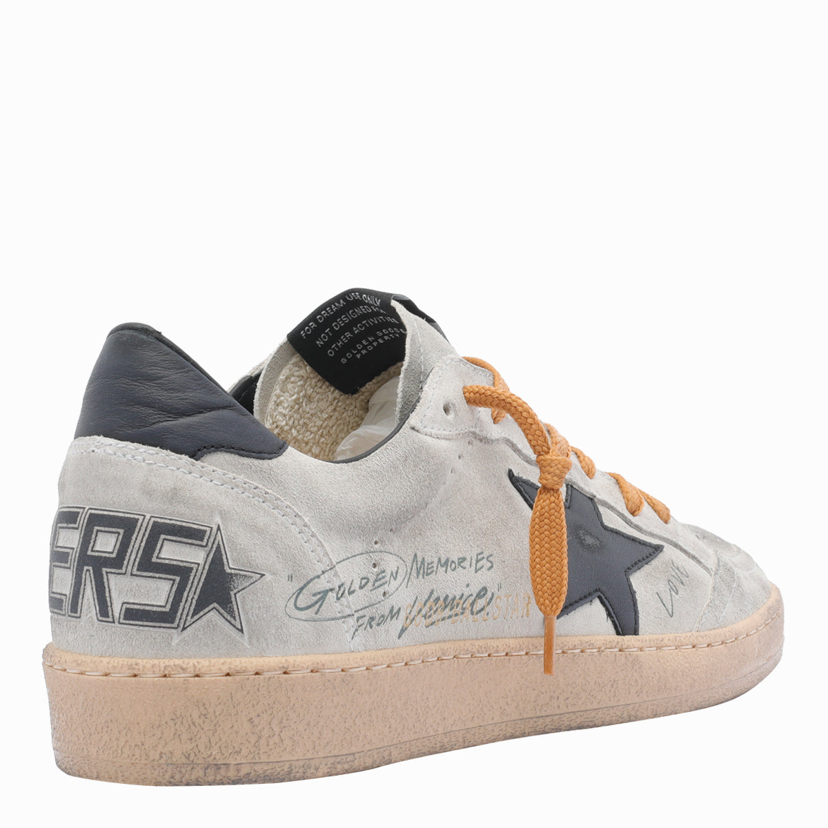 Golden Goose Sneakers Grey Suede Leather/rubber Sole