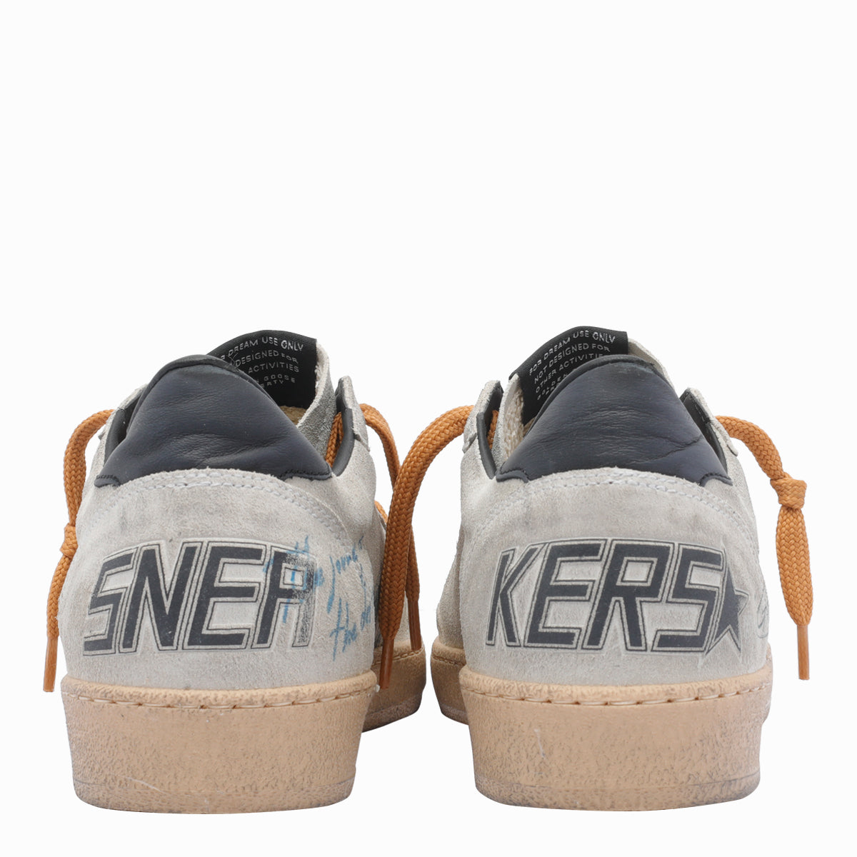 Golden Goose Sneakers Grey Suede Leather/rubber Sole