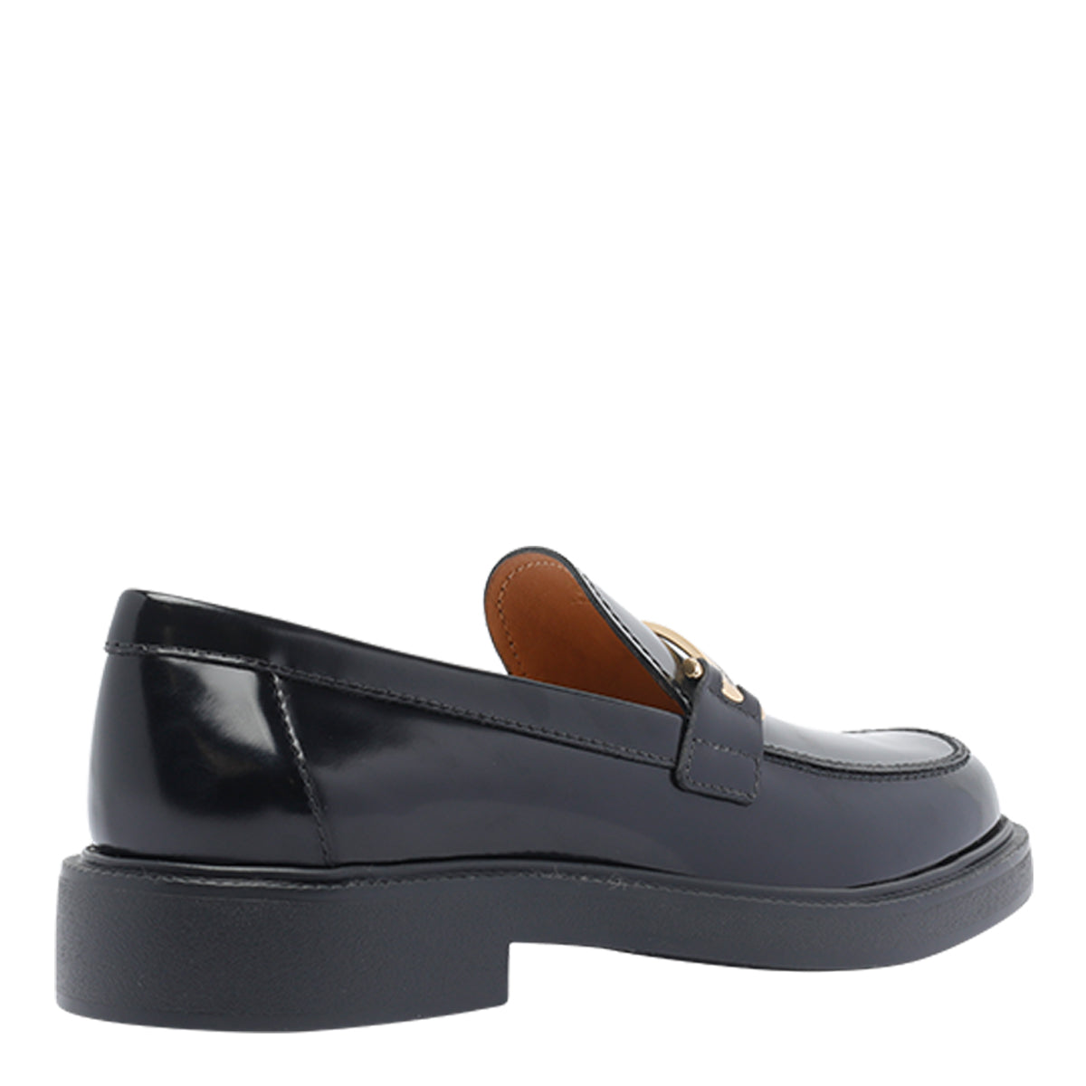 Tods Flat shoes Black Calf Leather/rubber Sole