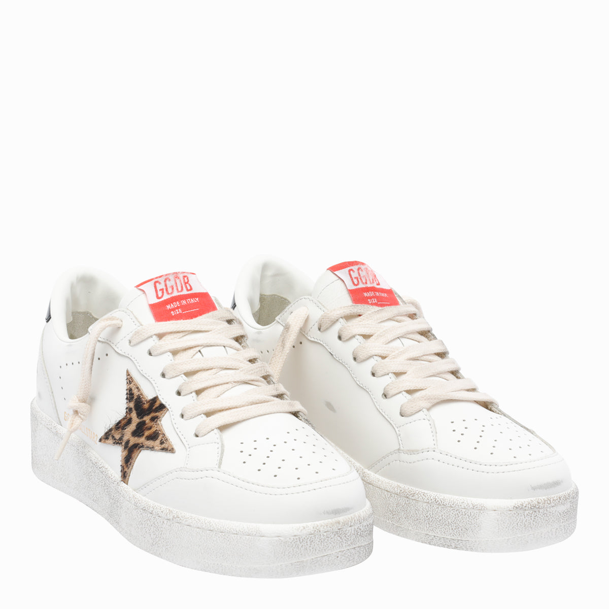 Golden Goose Sneakers White Calf Leather/rubber Sole