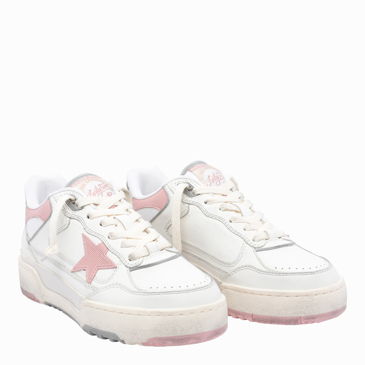 Golden Goose Sneakers White Calf Leather/rubber Sole