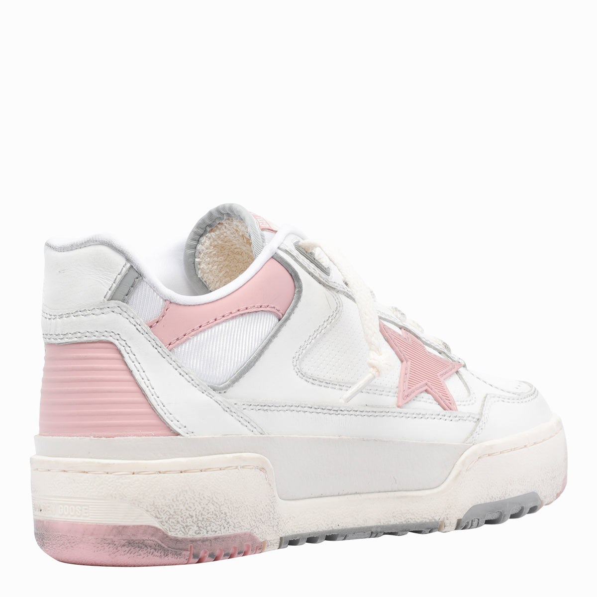 Golden Goose Sneakers White Calf Leather/rubber Sole