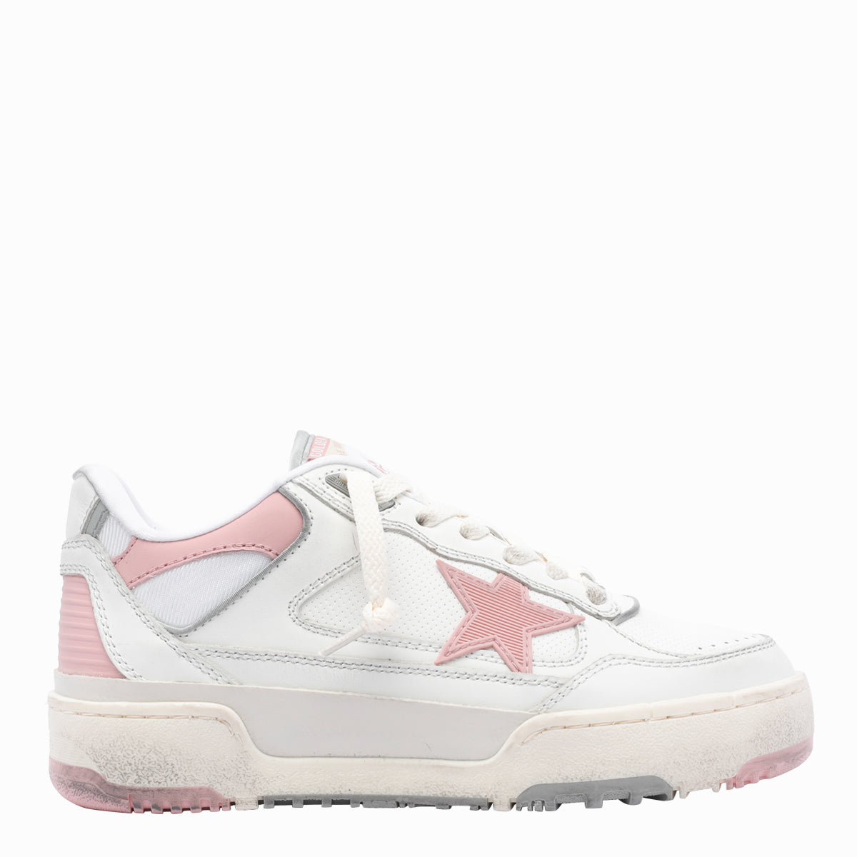 Golden Goose Sneakers White Calf Leather/rubber Sole