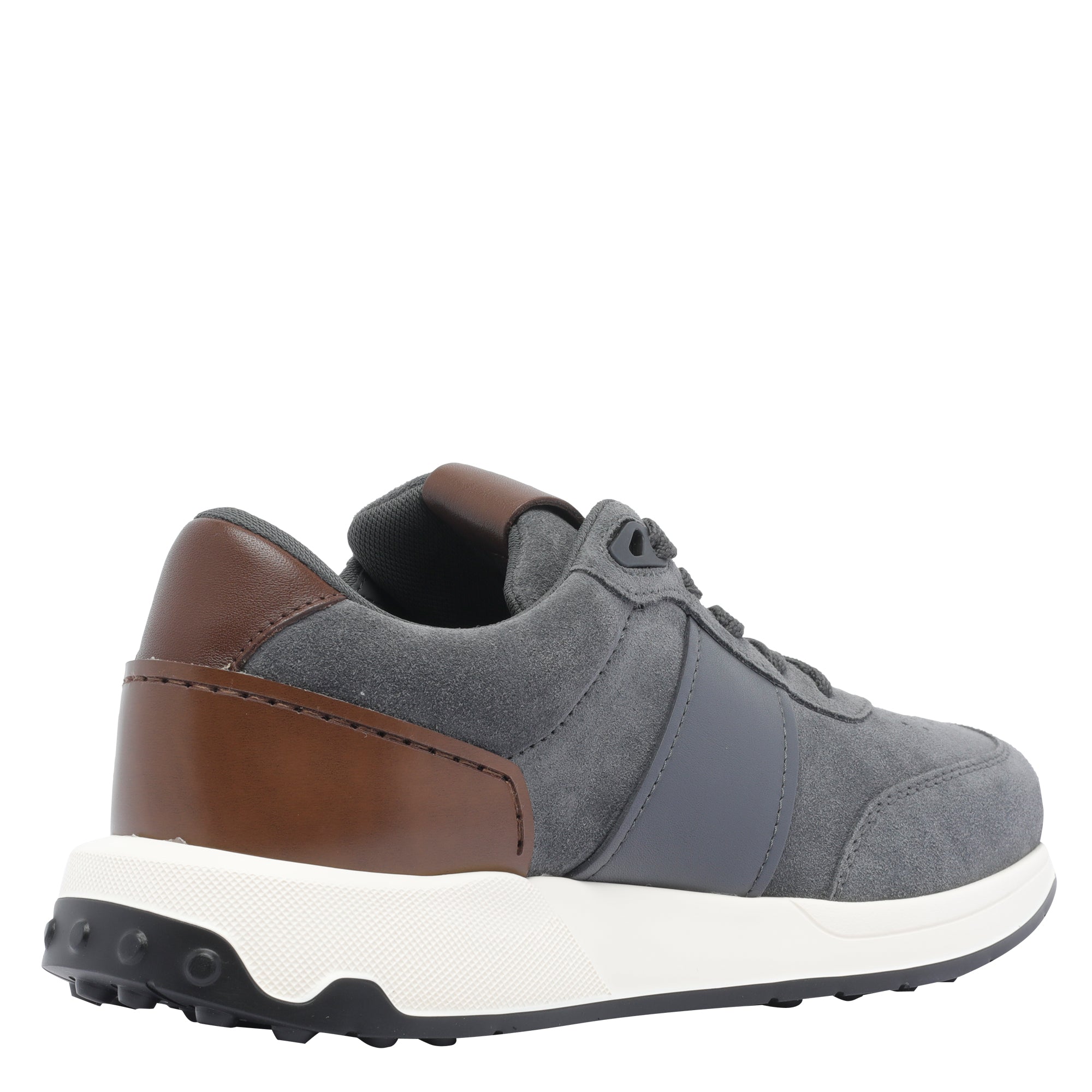 Tods Sneakers Grey Calf Leather/rubber Sole