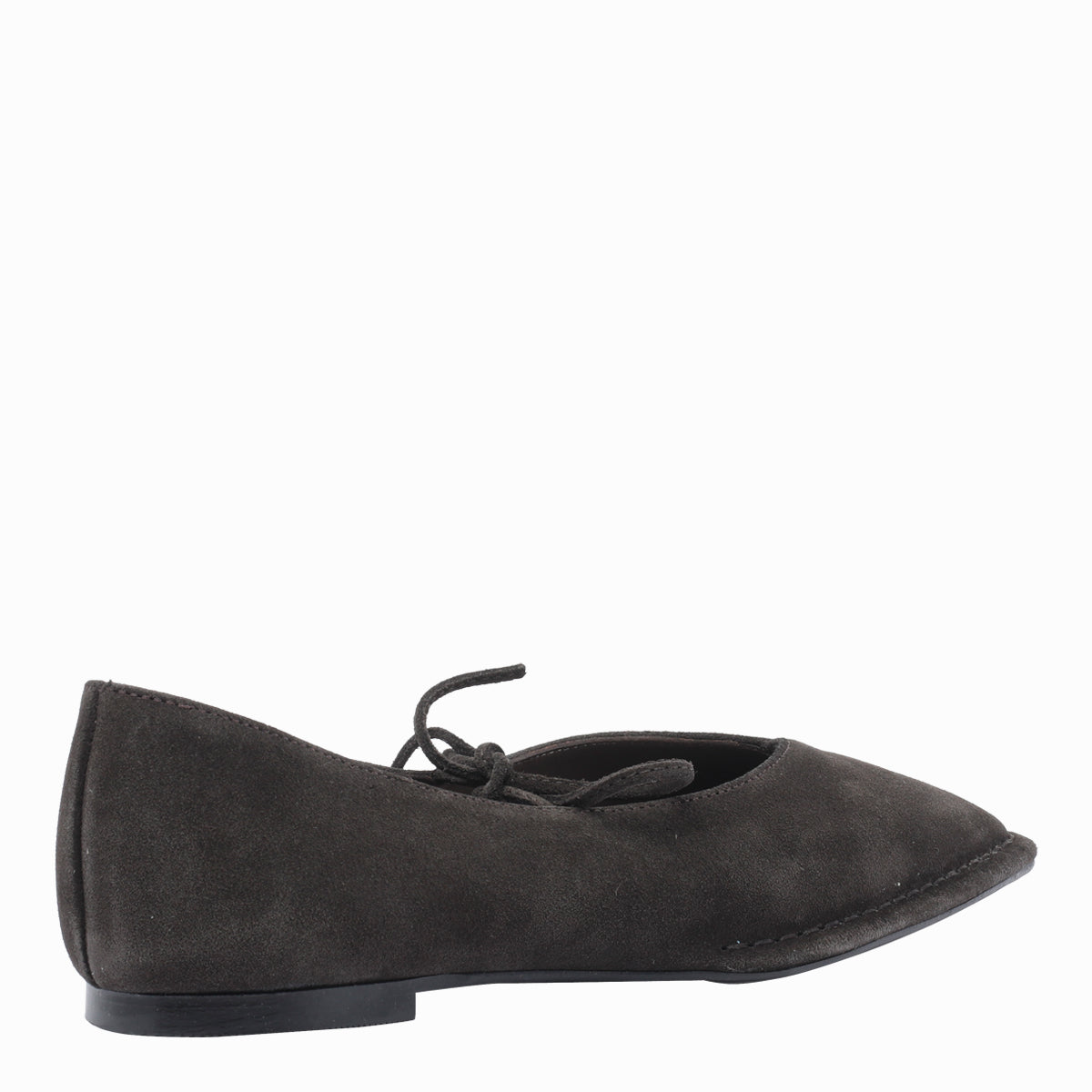 Alohas Flat Shoes Brown Suede Leather/ Rubber Sole