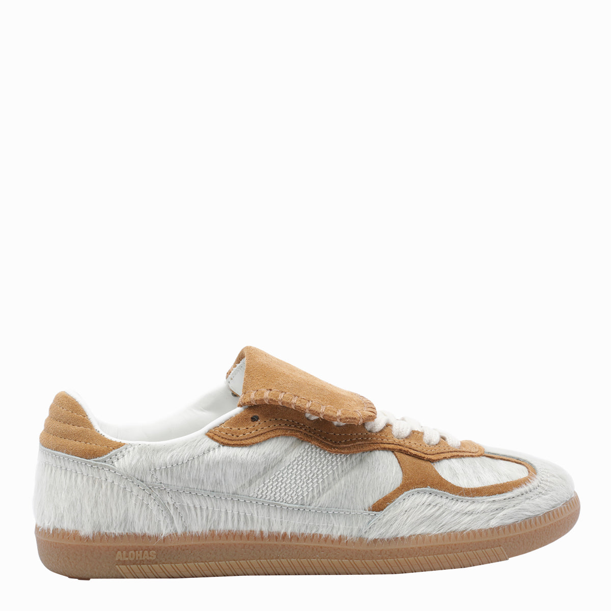 Alohas Sneakers Beige Calf Leather/rubber Sole