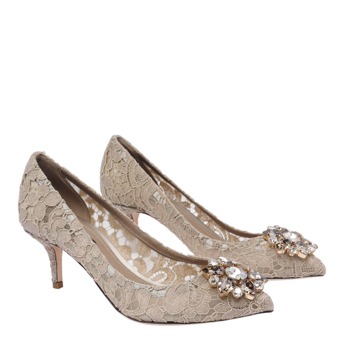 Dolce & Gabbana With Heel Beige