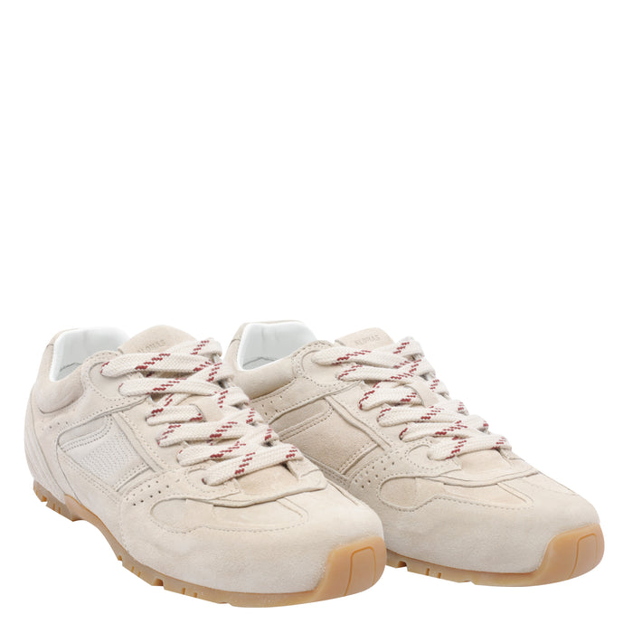 ALOHAS Sneakers White Suede Leather/rubber Sole