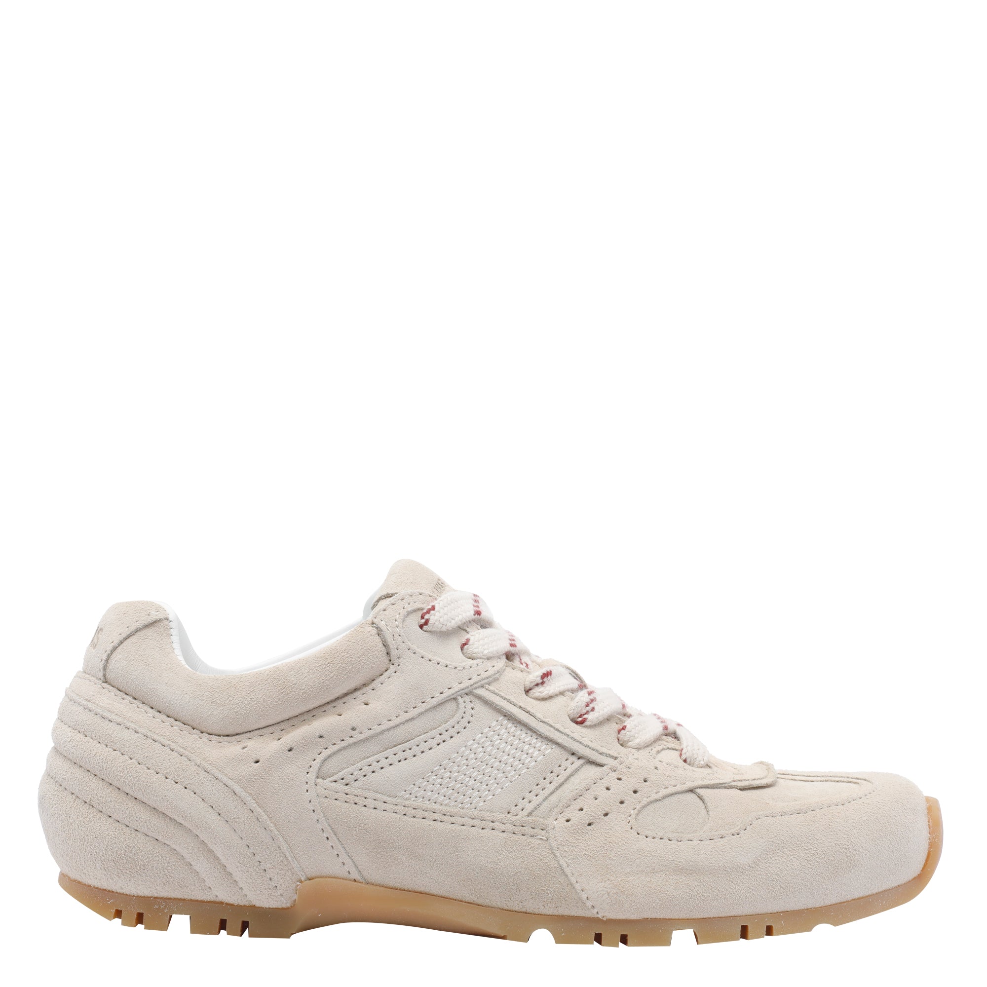 ALOHAS Sneakers White Suede Leather/rubber Sole