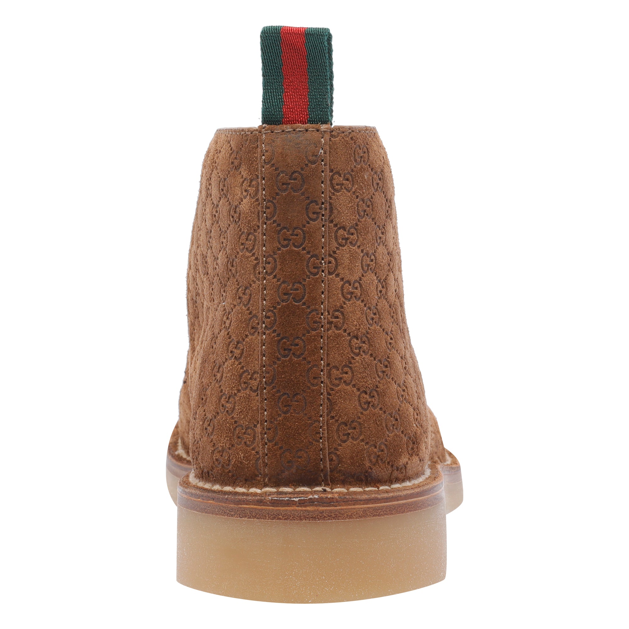 Gucci Boots Beige Suede Leather/rubber Sole
