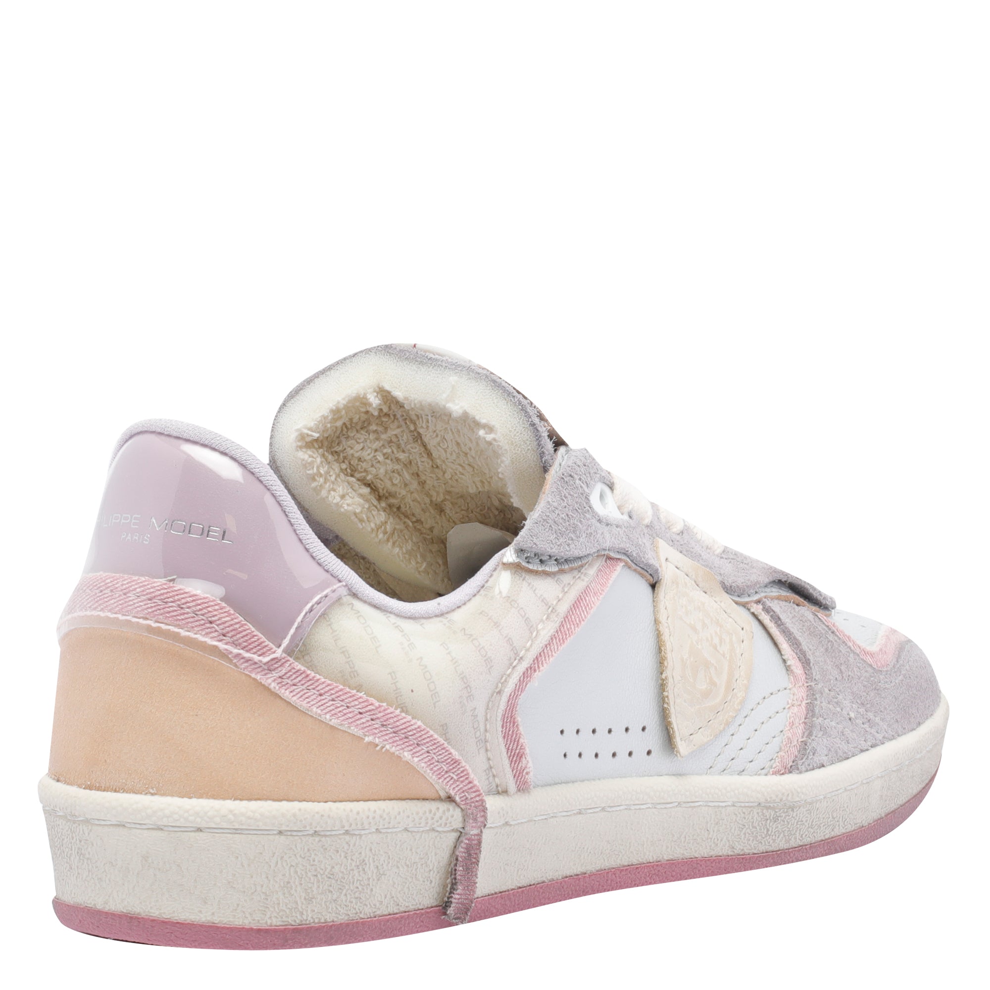 Philippe Model Sneakers Grey Calf Leather