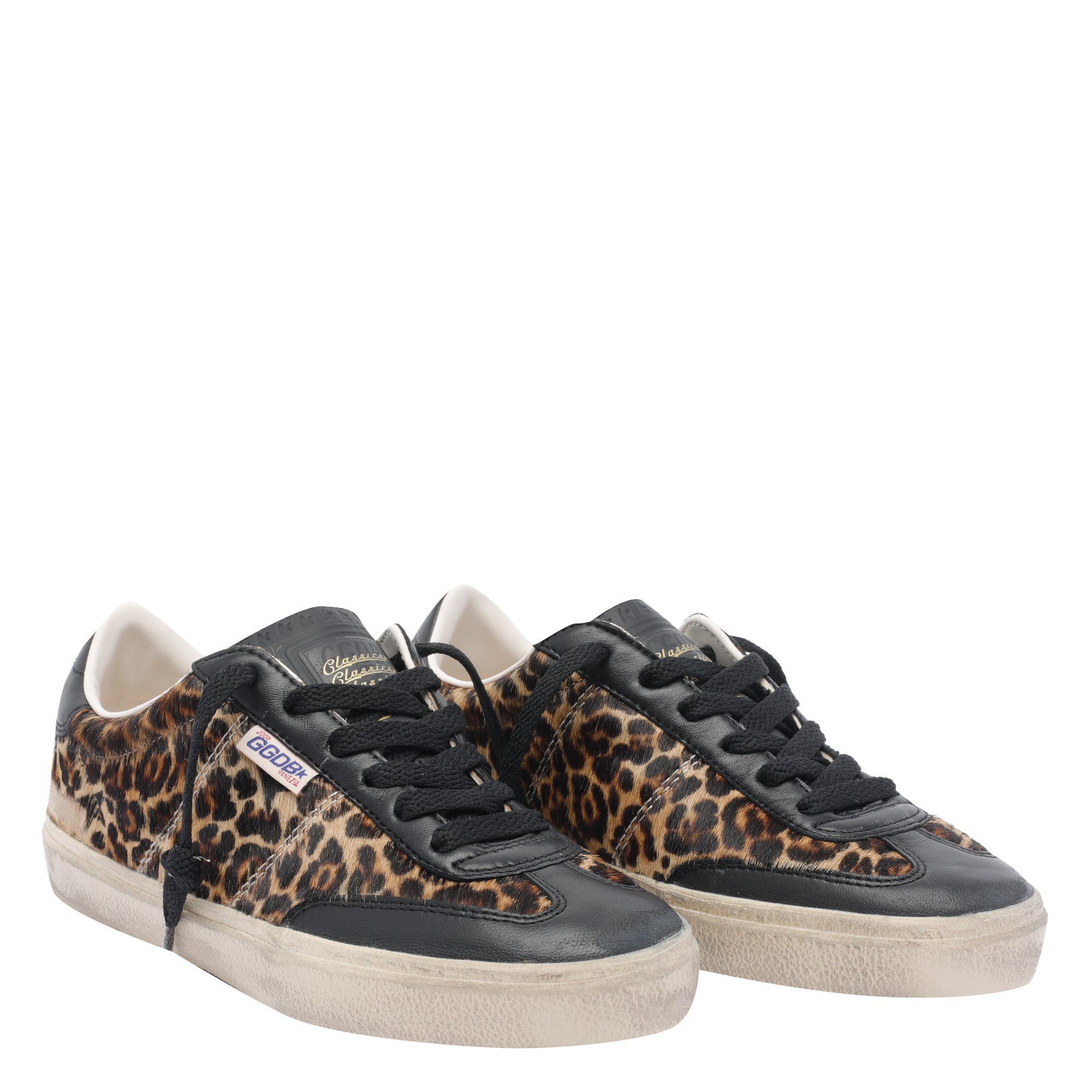 Golden Goose Sneakers Black Calf Leather/rubber Sole