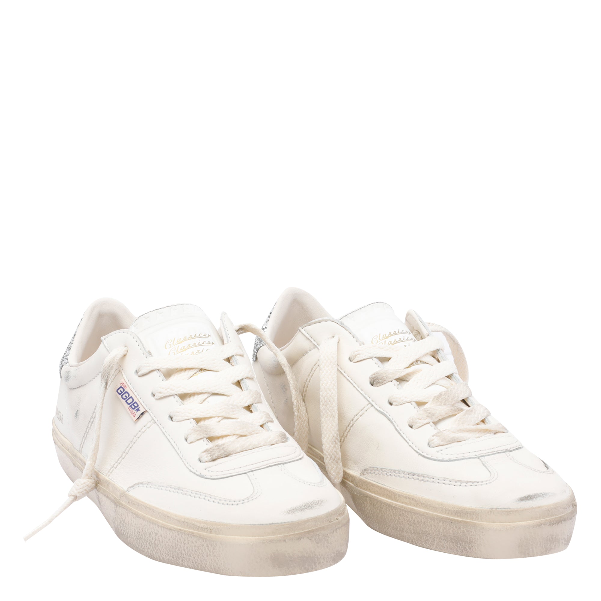 Golden Goose Sneakers White Calf Leather/rubber Sole