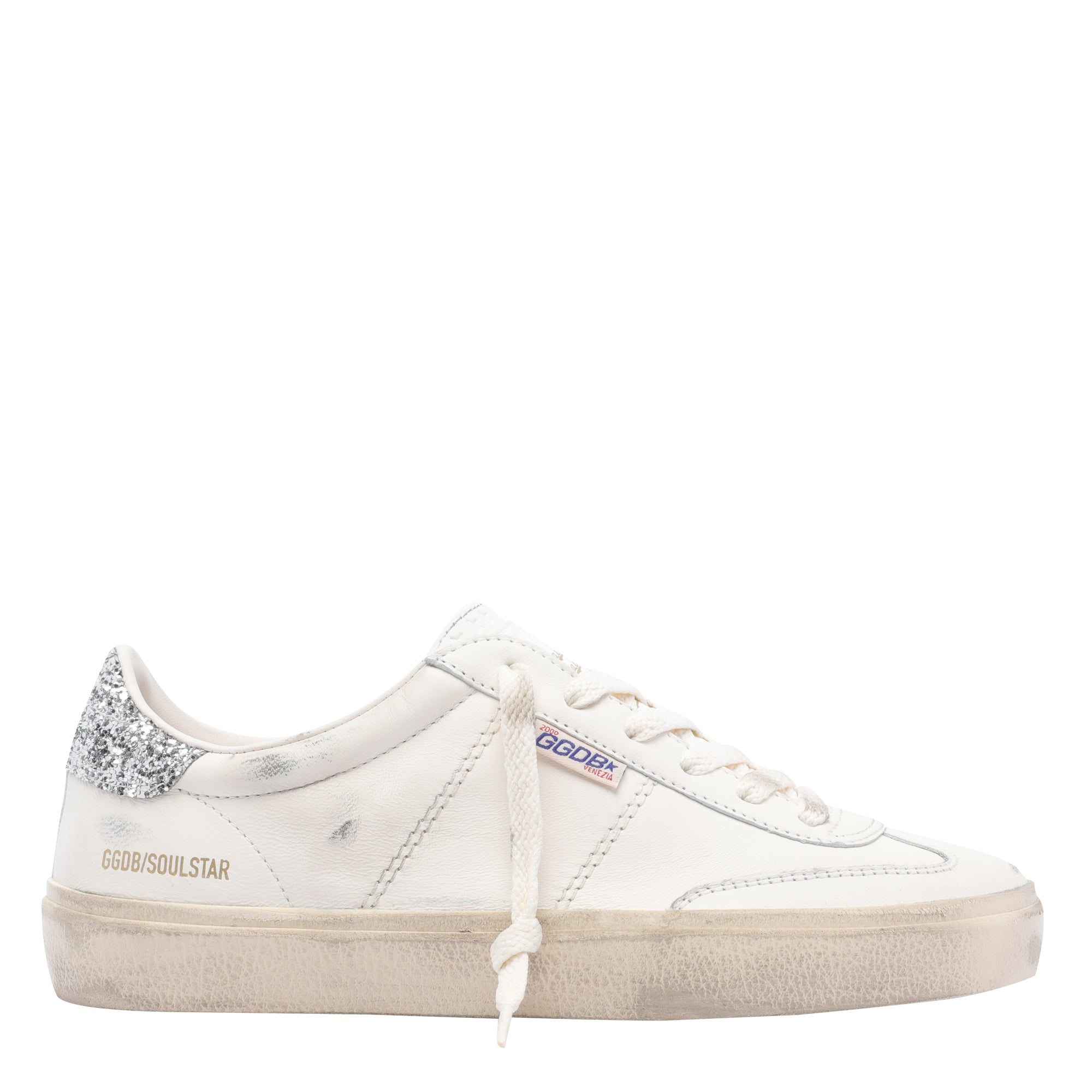 Golden Goose Sneakers White Calf Leather/rubber Sole