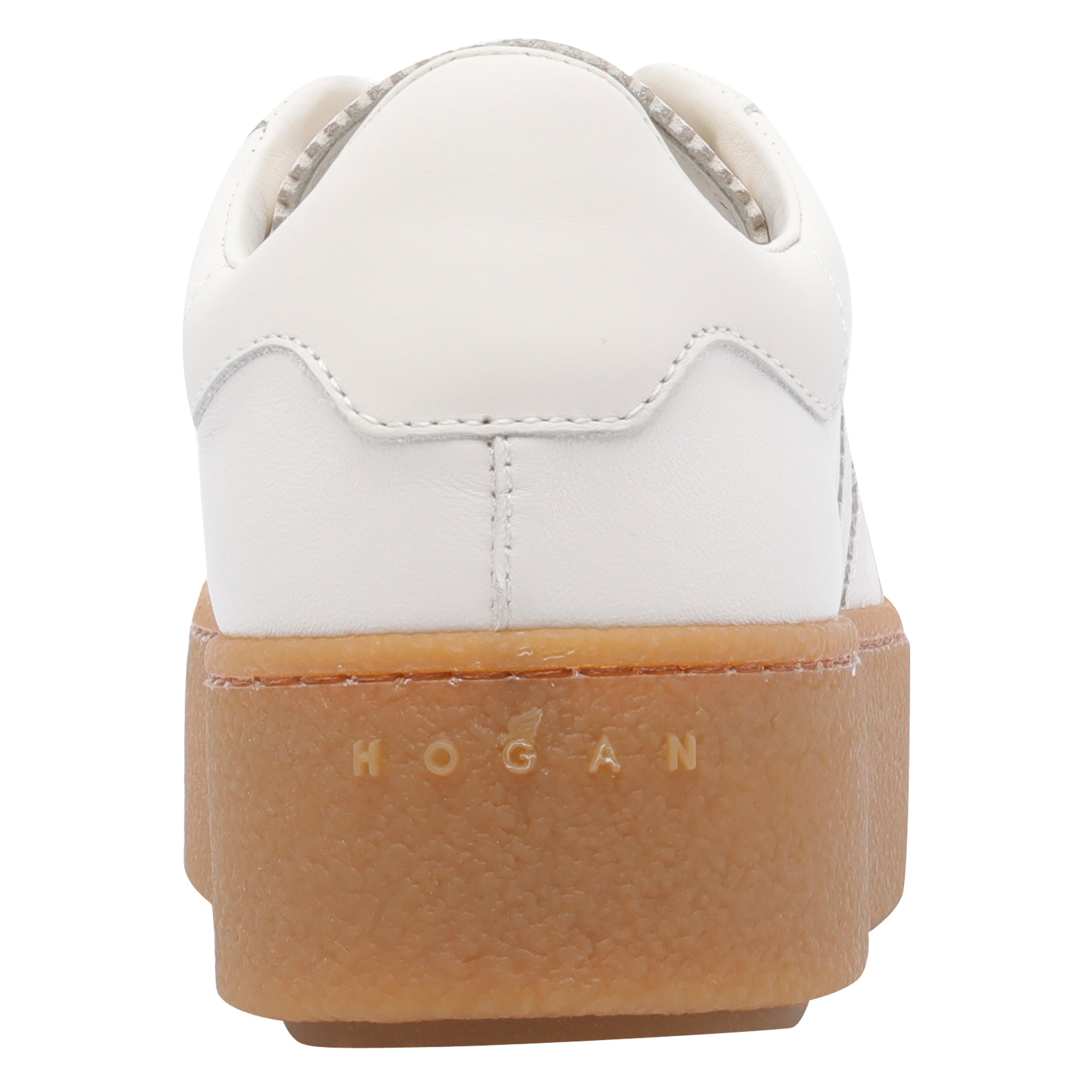 Hogan Sneakers White Calf Leather/ Rubber Sole