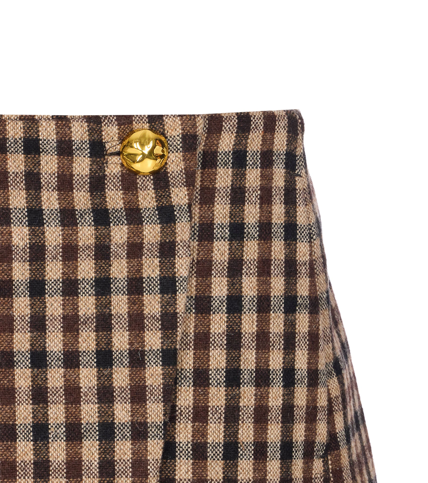 Ganni Skirts Beige Recycled Polyester