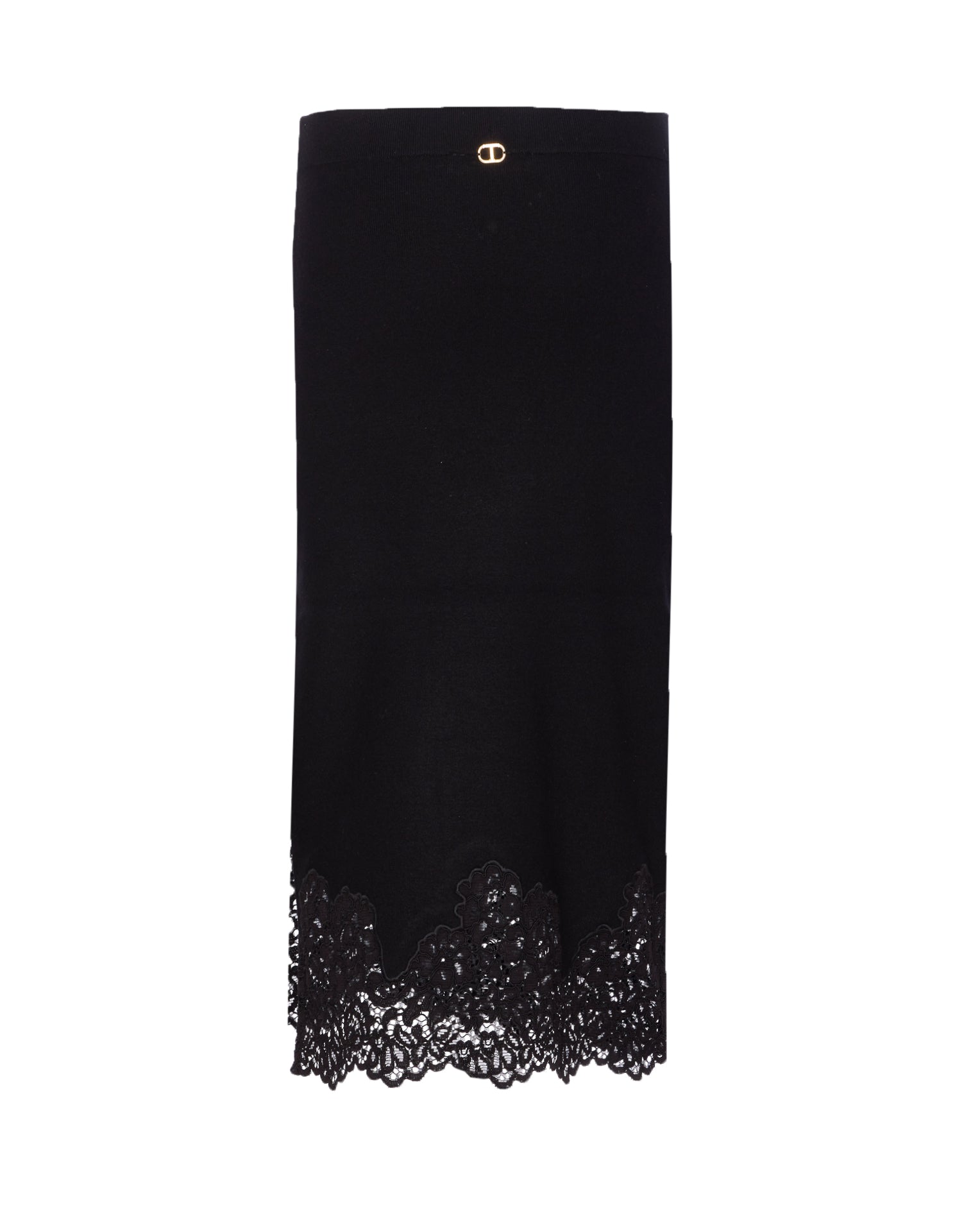 Twin-Set Skirts Black Viscose
