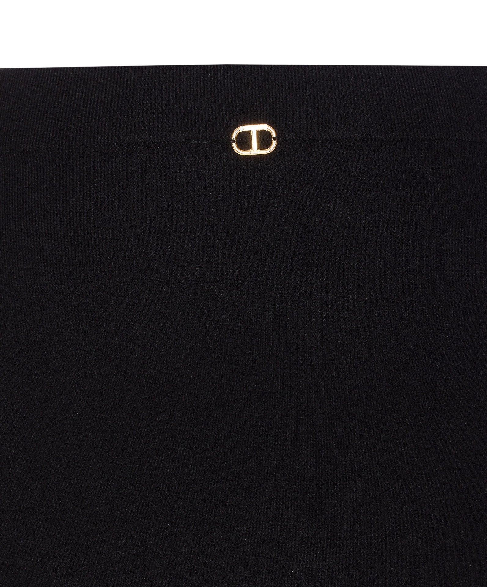 Twin-Set Skirts Black Viscose