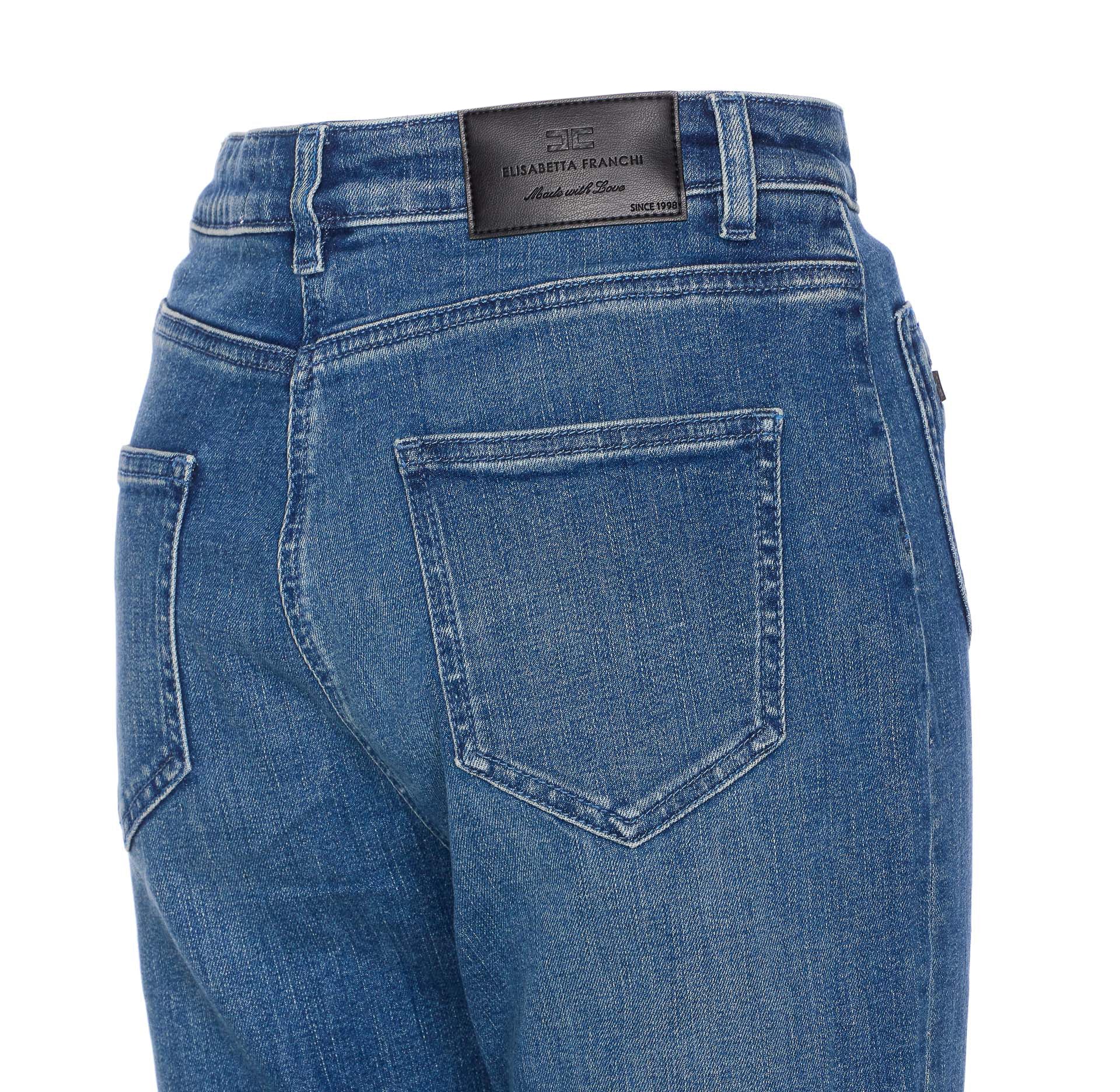 Elisabetta Franchi Jeans Blue Cotton
