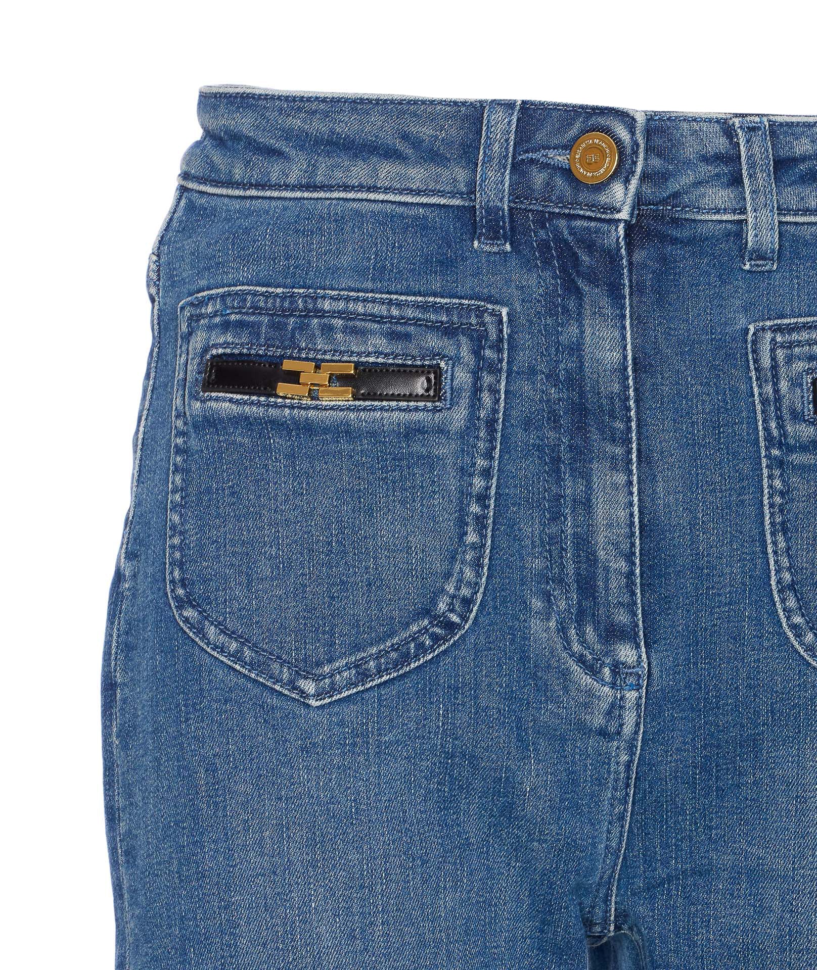 Elisabetta Franchi Jeans Blue Cotton