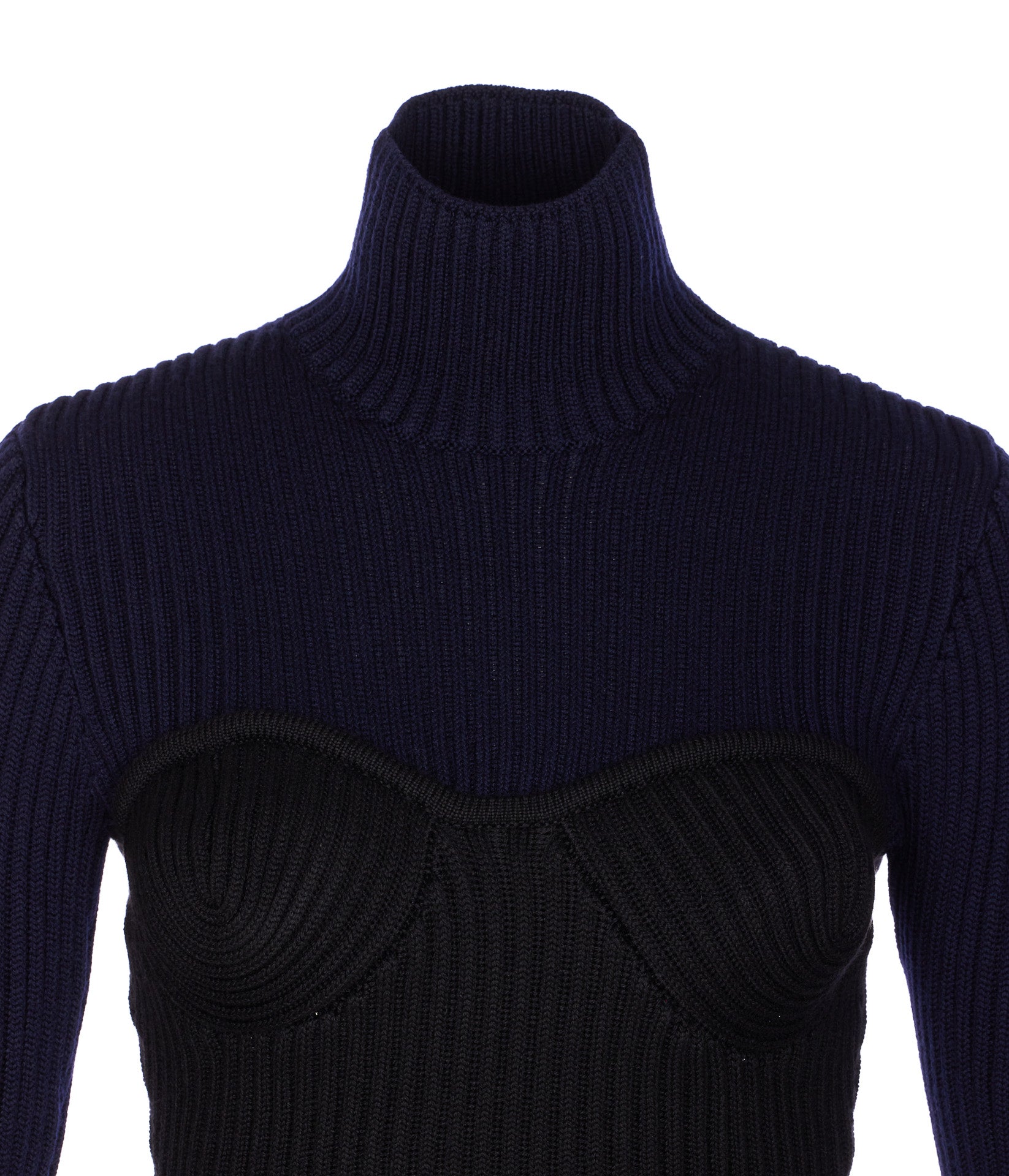 Jean Paul Gaultier Sweaters Blue Virgin Wool