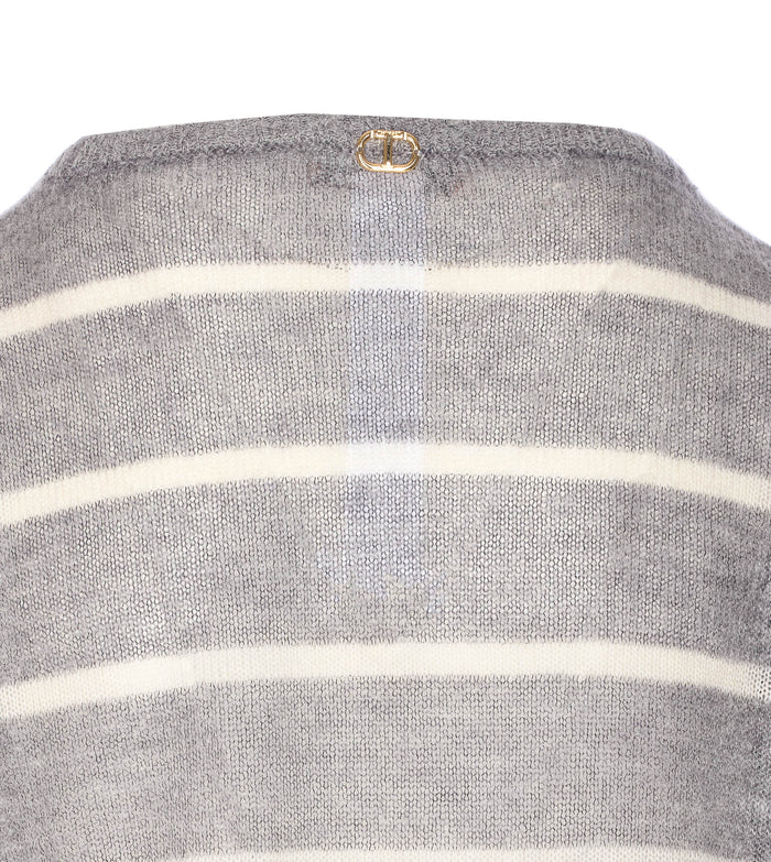Twin-Set Sweaters Grey Acrylic