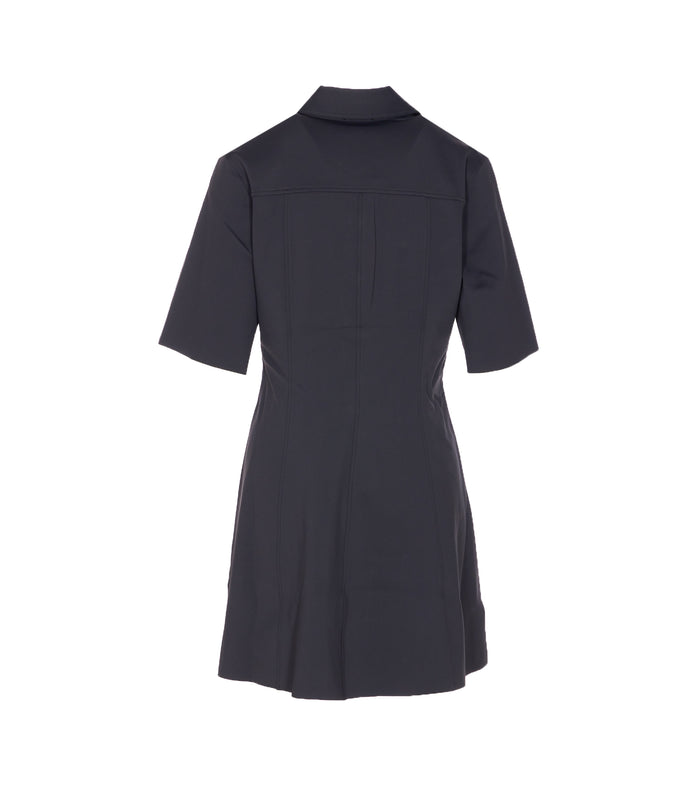 Ganni Dresses Grey Recycled Polyamide