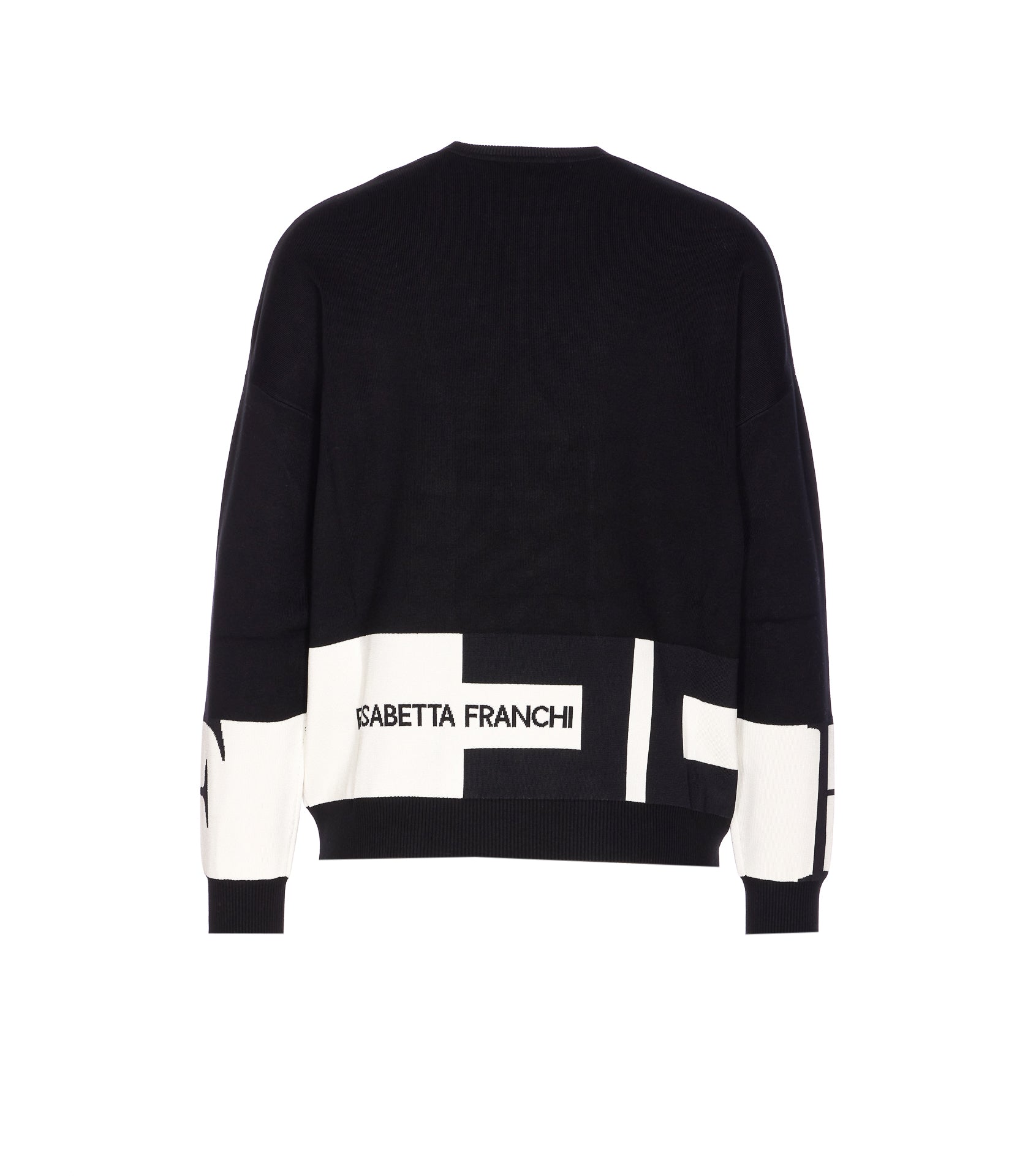Elisabetta Franchi Sweaters Black Viscose
