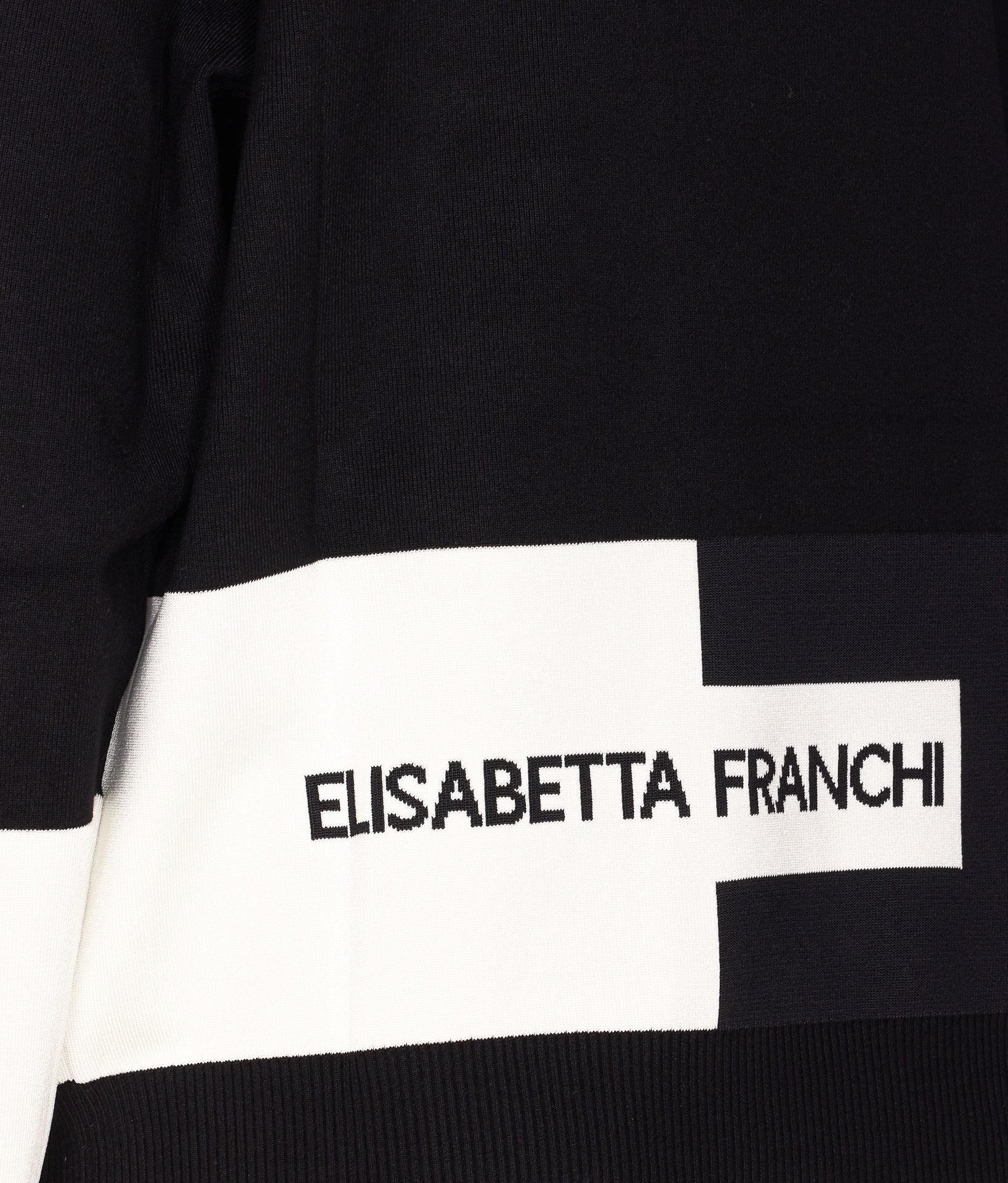 Elisabetta Franchi Sweaters Black Viscose